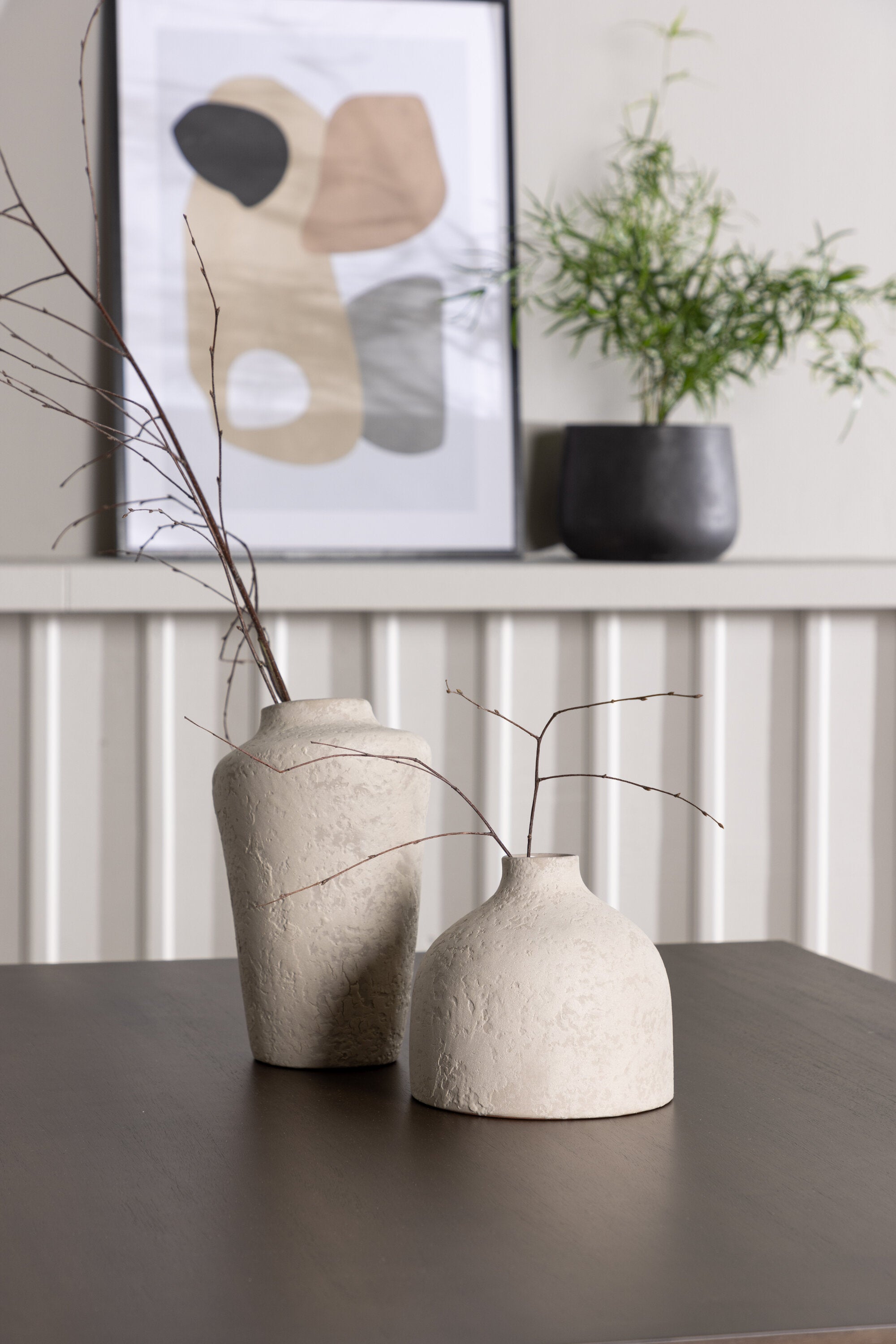 Kaseindon Esszimmerset + Evelina 120cm/4St. in Schwarzgrau präsentiert im Onlineshop von KAQTU Design AG. Esszimmerset ist von Venture Home