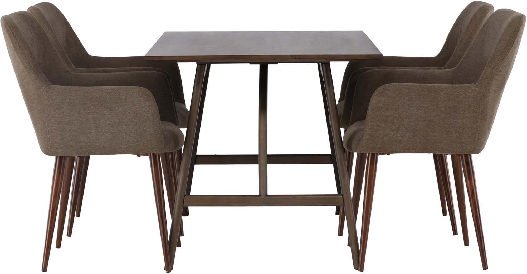 Elegantes Kaseindon Esszimmerset mit hochwertigem Esstisch und komfortablen Tomorrow-Stühlen – ideal für gesellige Momente und stilvolle Einrichtung.