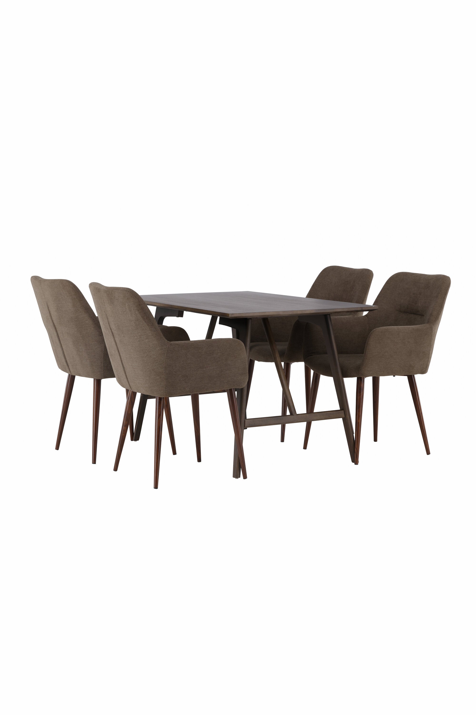 Kaseindon Esszimmerset + Tomorrow 120cm/4St. in Braun präsentiert im Onlineshop von KAQTU Design AG. Esszimmerset ist von Venture Home