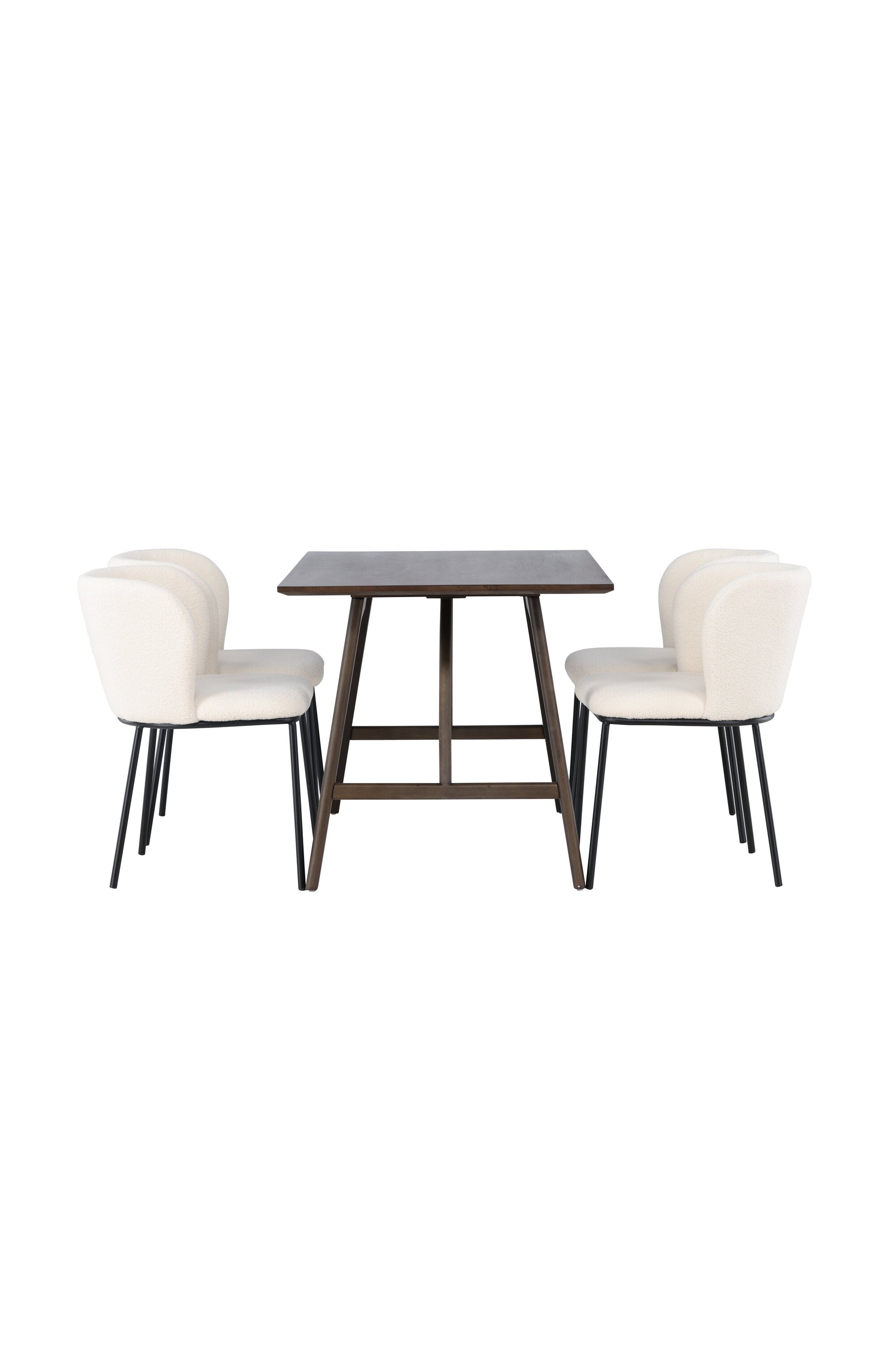 Kaseindon Esszimmerset + Edina 120cm/4St. in Schwarz-Weiss präsentiert im Onlineshop von KAQTU Design AG. Esszimmerset ist von Venture Home