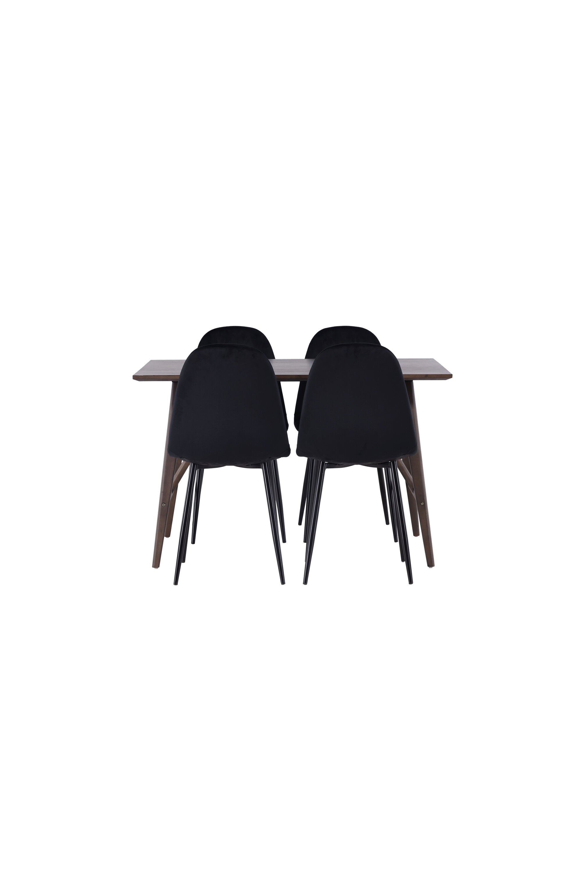 Kaseindon Esszimmerset + Polar 120cm/4St. in Schwarz präsentiert im Onlineshop von KAQTU Design AG. Esszimmerset ist von Venture Home