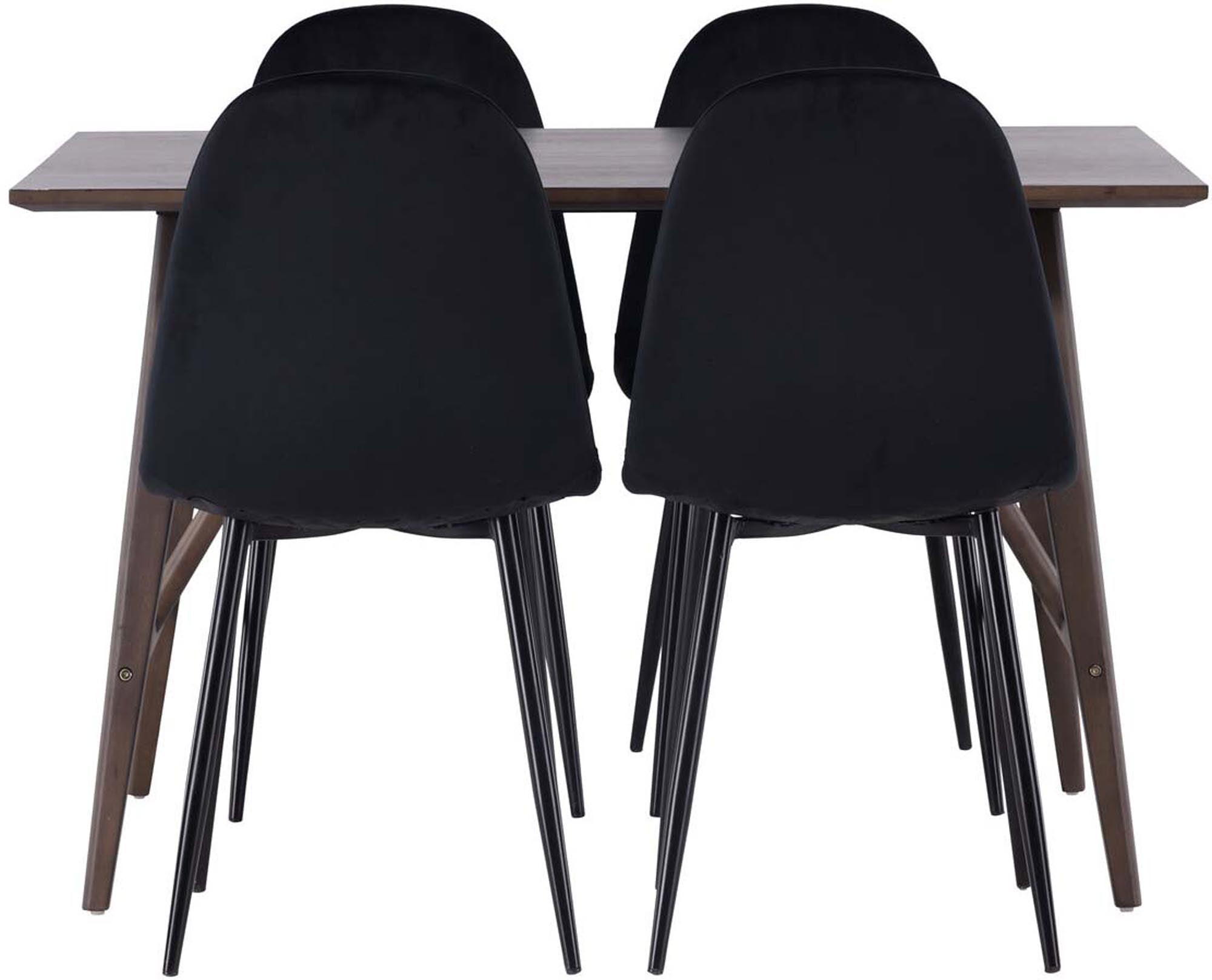 Modernes Kaseindon Esszimmerset 120cm, 4 Stühle, von Venture Home.