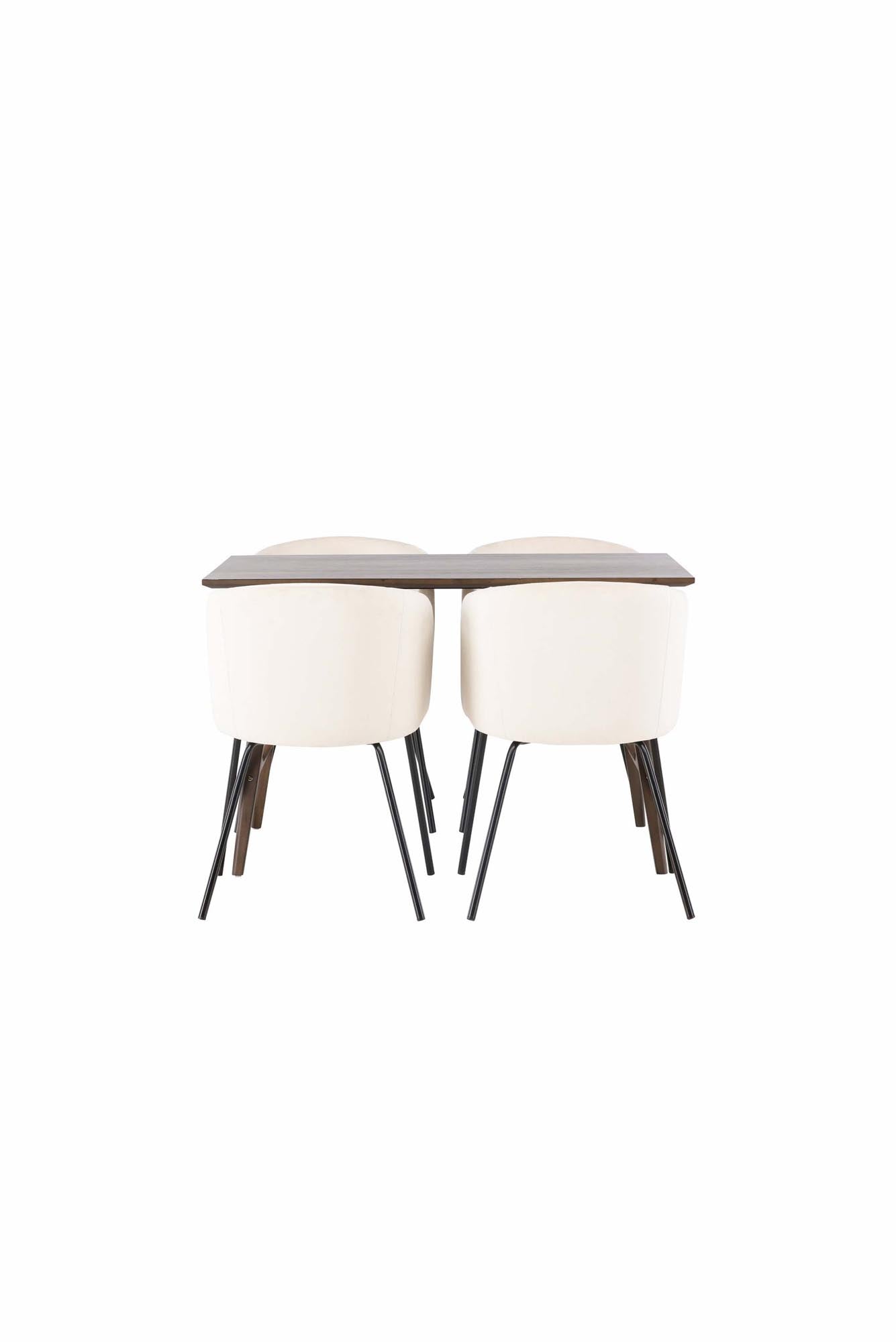 Modernes Kaseindon Esszimmerset 120cm mit 4 Stühlen von Venture Home.