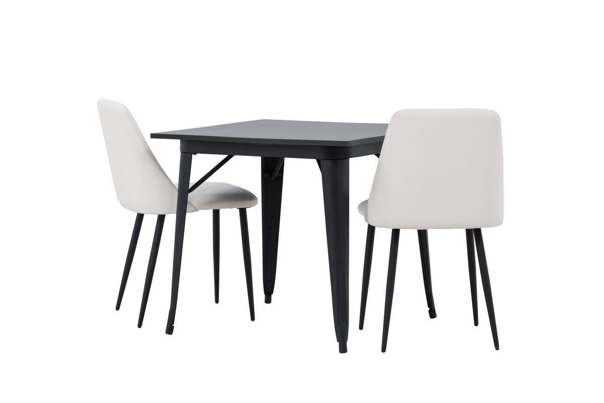 Tempe Esszimmerset + Night 80cm/2St. in Schwarz-Weiss präsentiert im Onlineshop von KAQTU Design AG. Esszimmerset ist von Venture Home