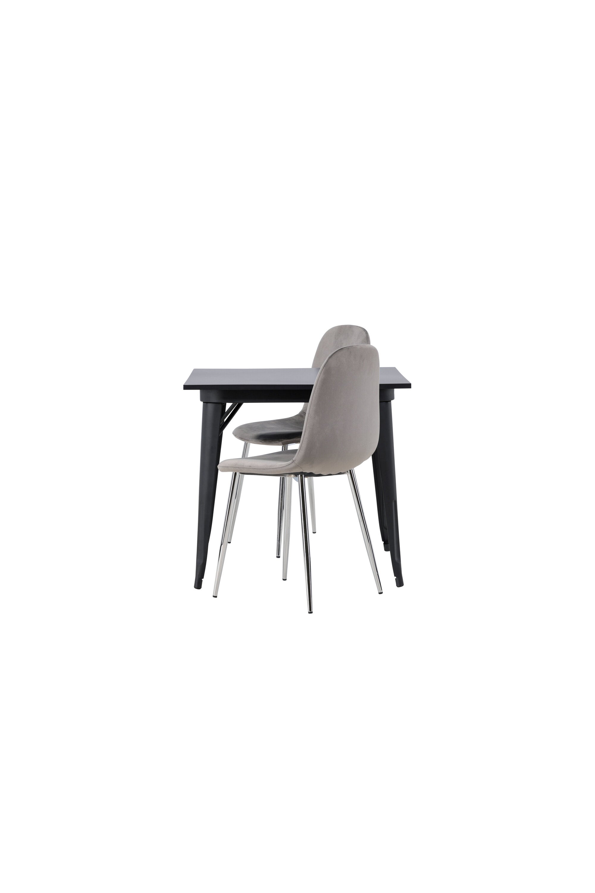 Tempe Esszimmerset + Eva 80cm/2St. in Hellgrau, Silber präsentiert im Onlineshop von KAQTU Design AG. Esszimmerset ist von Venture Home