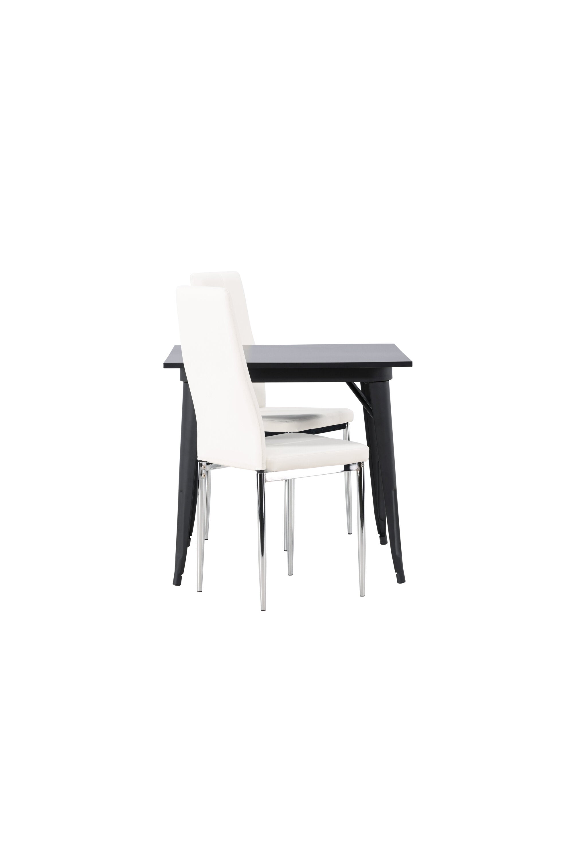 Tempe Esszimmerset + Pastill 80cm/2St. in Silber Weiss präsentiert im Onlineshop von KAQTU Design AG. Esszimmerset ist von Venture Home