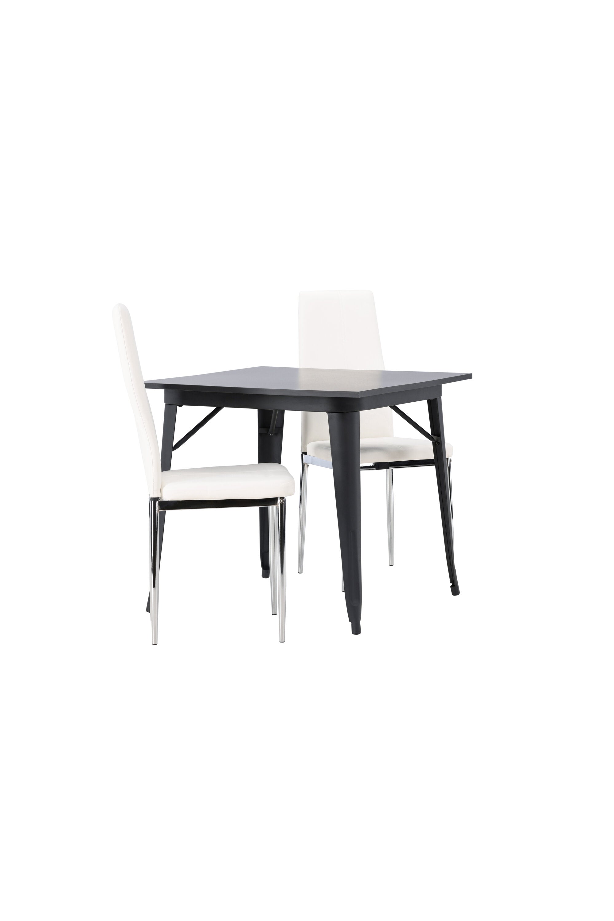 Tempe Esszimmerset + Pastill 80cm/2St. in Silber Weiss präsentiert im Onlineshop von KAQTU Design AG. Esszimmerset ist von Venture Home