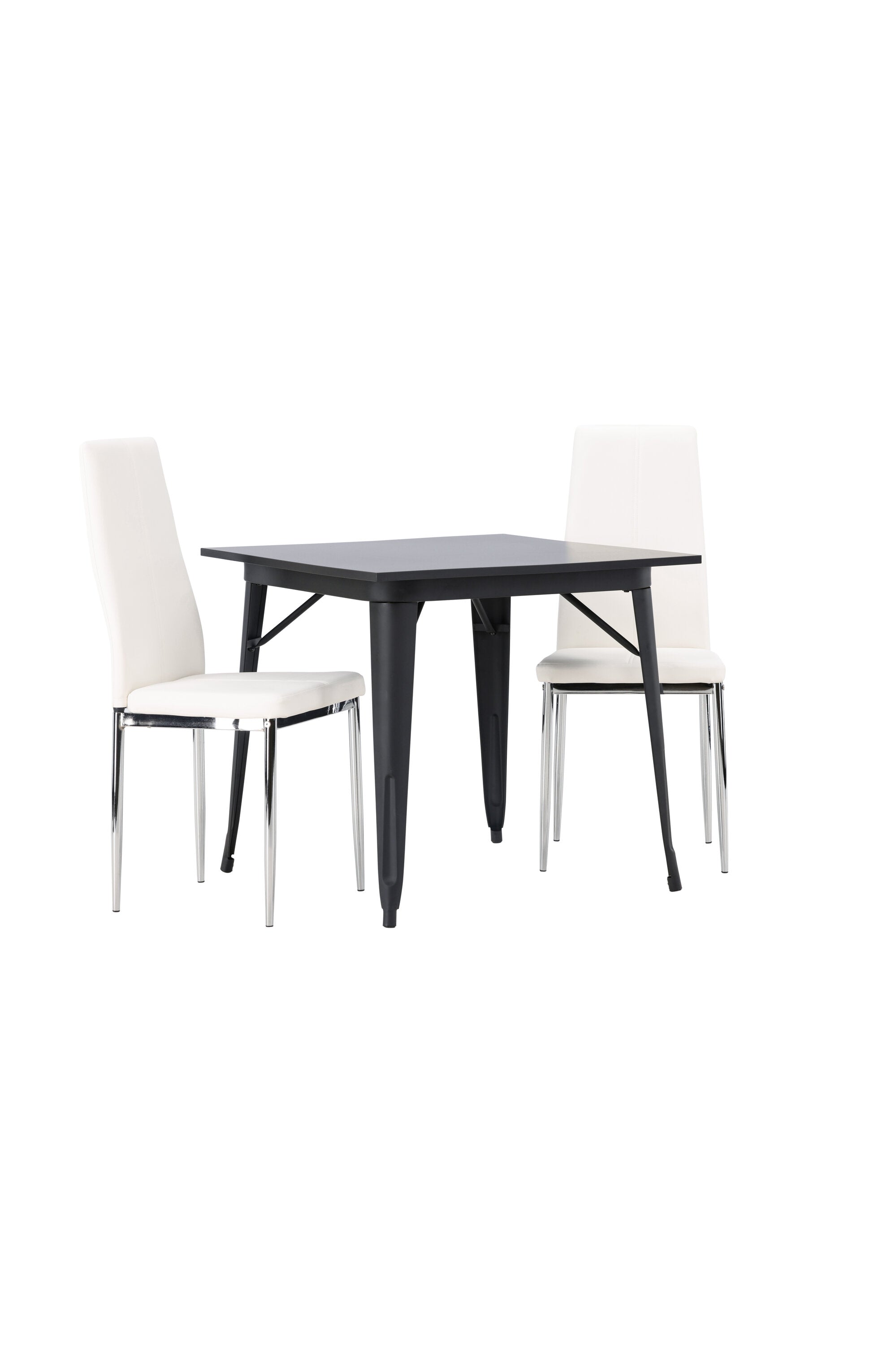 Tempe Esszimmerset + Pastill 80cm/2St. in Silber Weiss präsentiert im Onlineshop von KAQTU Design AG. Esszimmerset ist von Venture Home