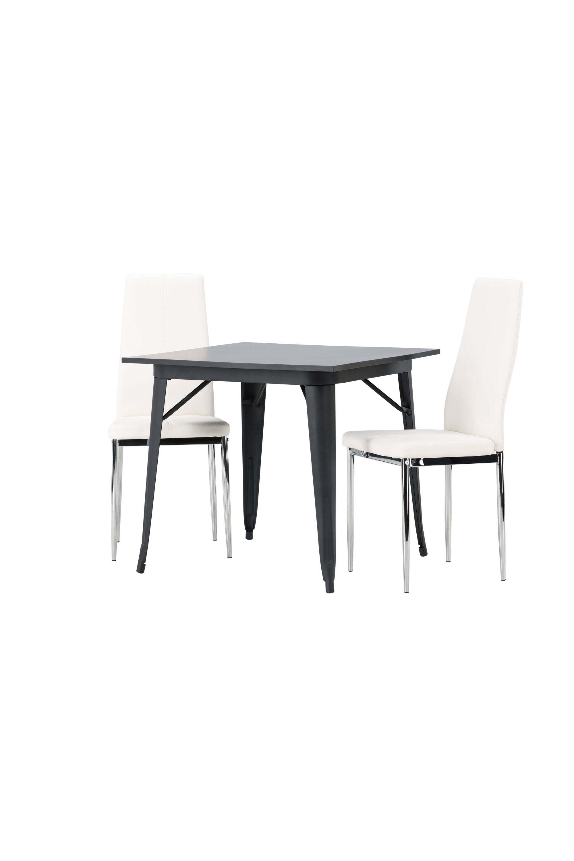 Tempe Esszimmerset + Pastill 80cm/2St. in Silber Weiss präsentiert im Onlineshop von KAQTU Design AG. Esszimmerset ist von Venture Home