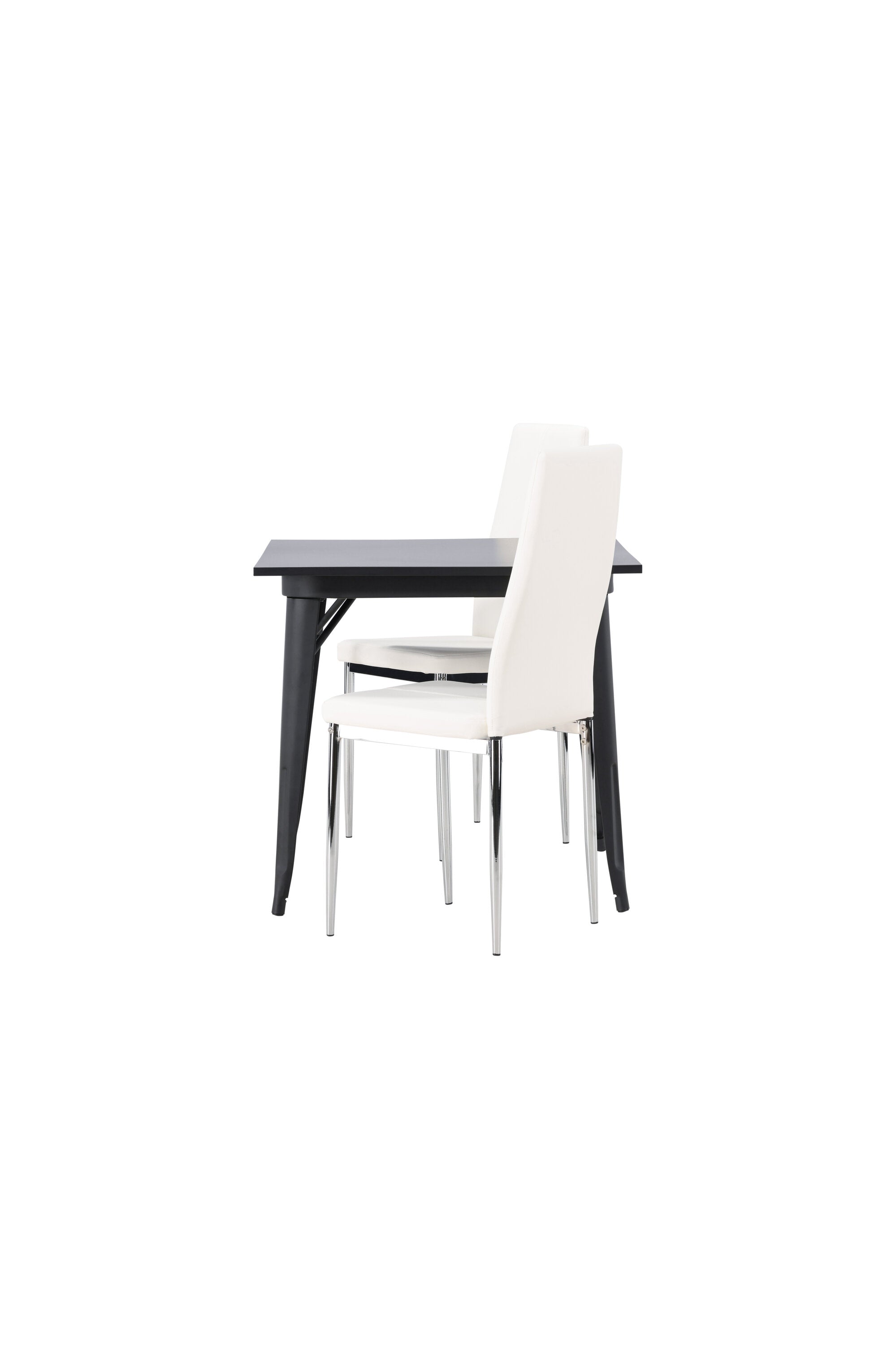 Tempe Esszimmerset + Pastill 80cm/2St. in Silber Weiss präsentiert im Onlineshop von KAQTU Design AG. Esszimmerset ist von Venture Home