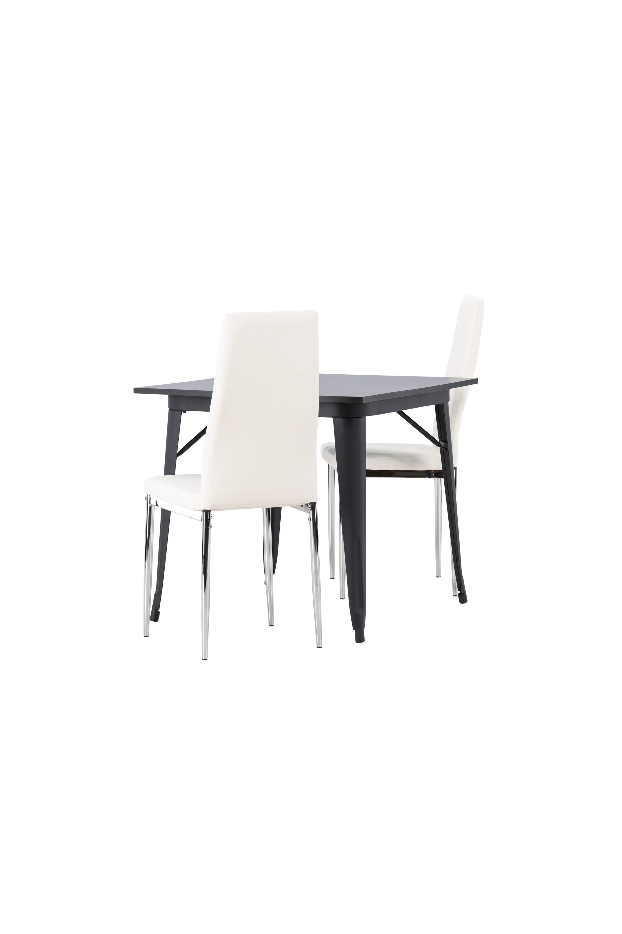 Tempe Esszimmerset + Pastill 80cm/2St. in Silber Weiss präsentiert im Onlineshop von KAQTU Design AG. Esszimmerset ist von Venture Home