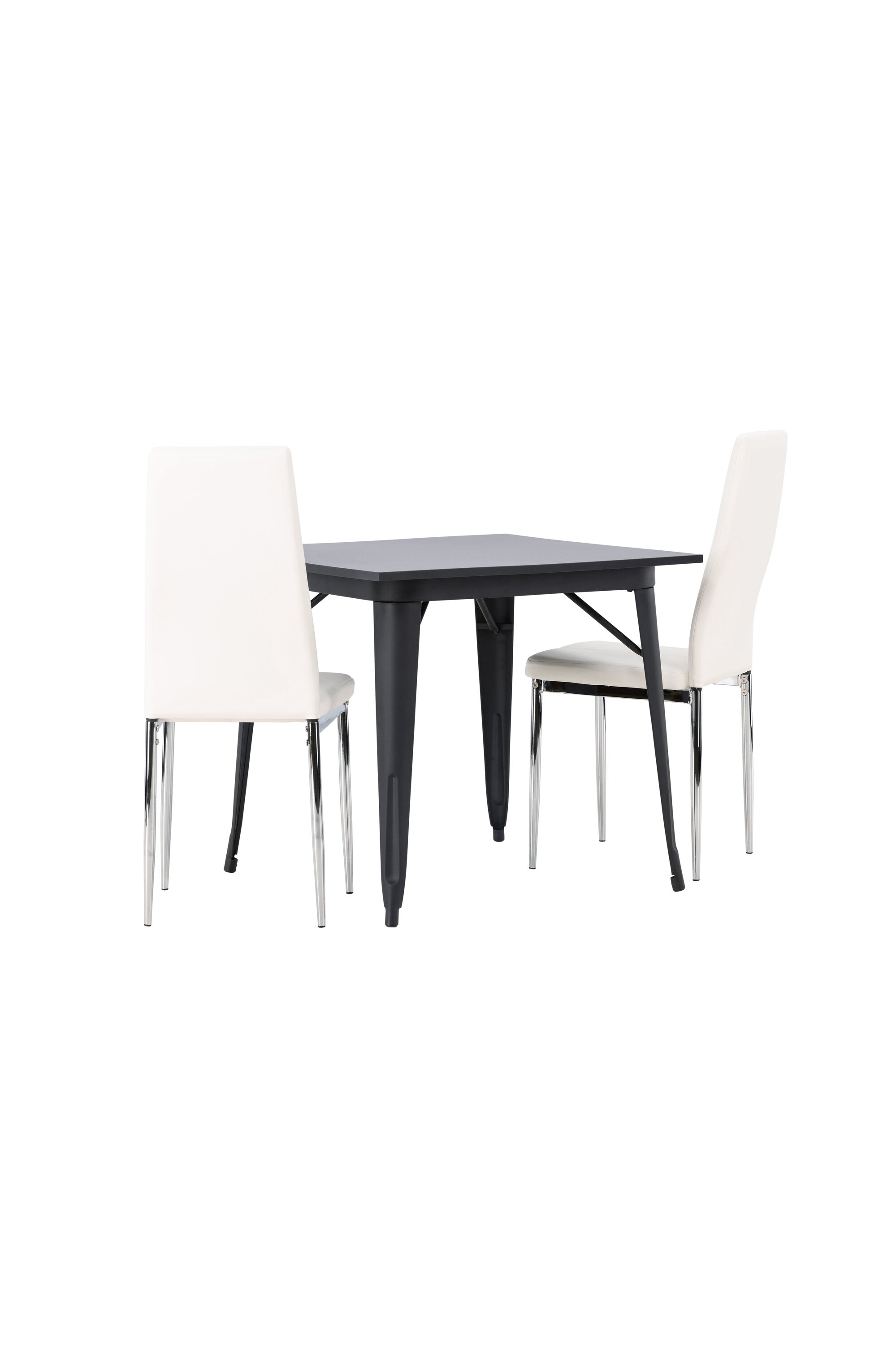 Tempe Esszimmerset + Pastill 80cm/2St. in Silber Weiss präsentiert im Onlineshop von KAQTU Design AG. Esszimmerset ist von Venture Home