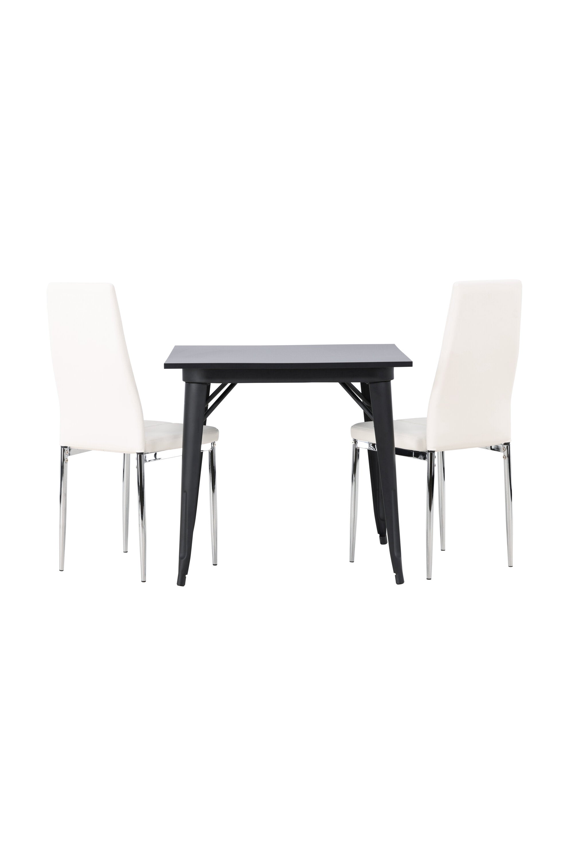 Tempe Esszimmerset + Pastill 80cm/2St. in Silber Weiss präsentiert im Onlineshop von KAQTU Design AG. Esszimmerset ist von Venture Home