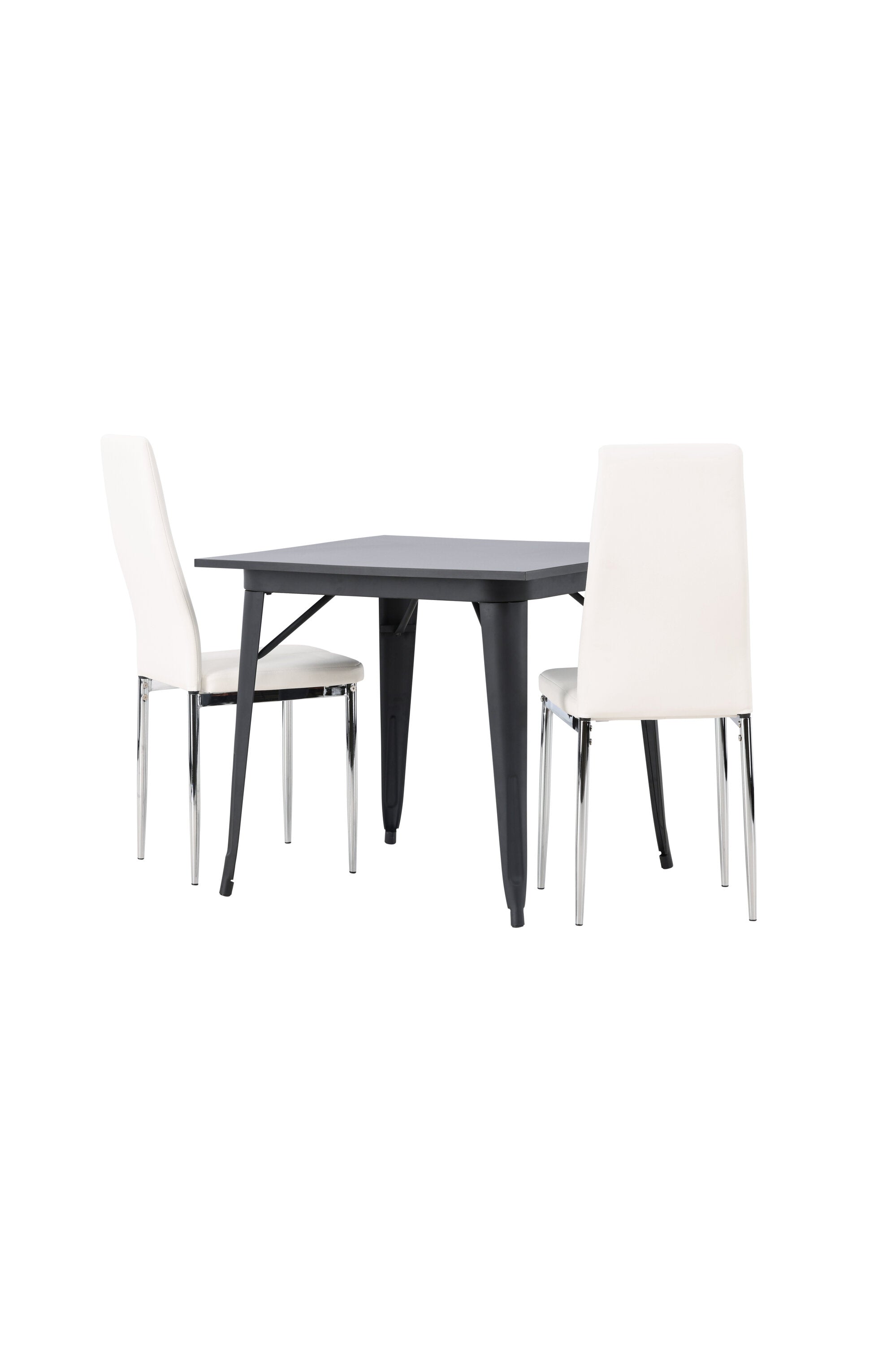 Tempe Esszimmerset + Pastill 80cm/2St. in Silber Weiss präsentiert im Onlineshop von KAQTU Design AG. Esszimmerset ist von Venture Home