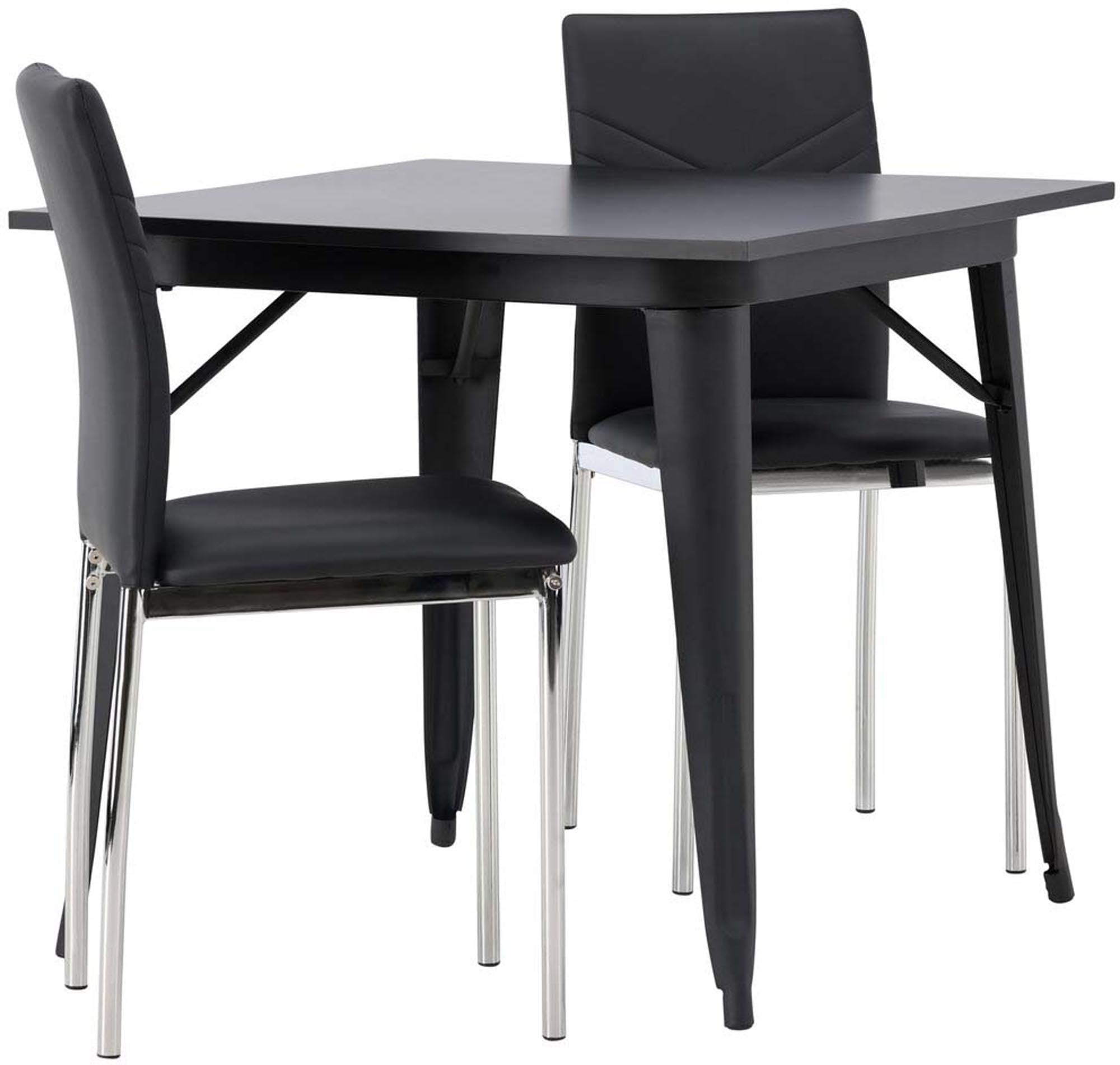 Elegantes Esszimmerset Tempe mit 80 cm Lily Tisch von Venture Home. Stilvolles Design, hochwertige Materialien und Komfort für gesellige Abende.