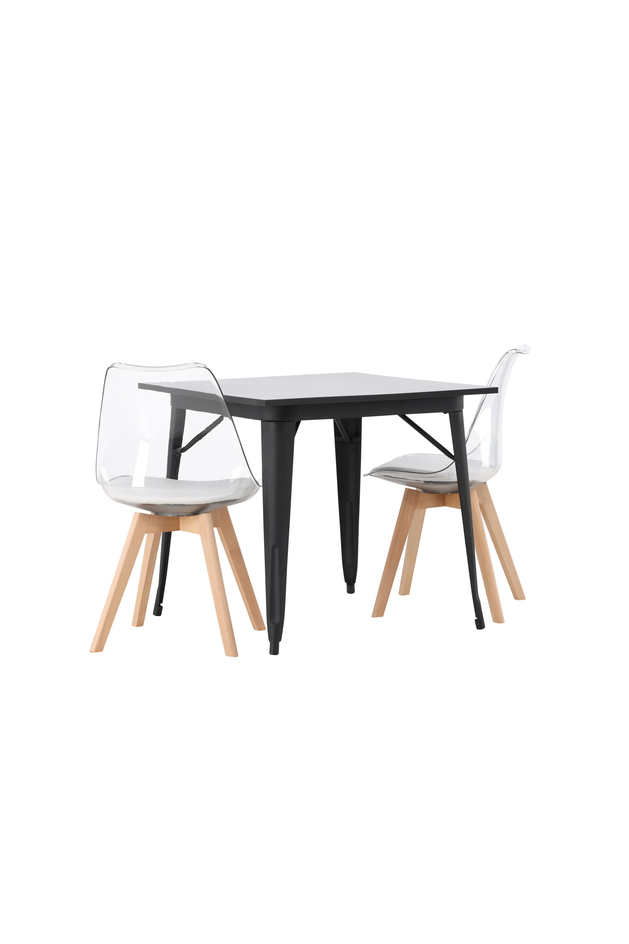 Tempe Esszimmerset + Edvin 80cm/2St. in Natur,Transparent,Weiss präsentiert im Onlineshop von KAQTU Design AG. Esszimmerset ist von Venture Home