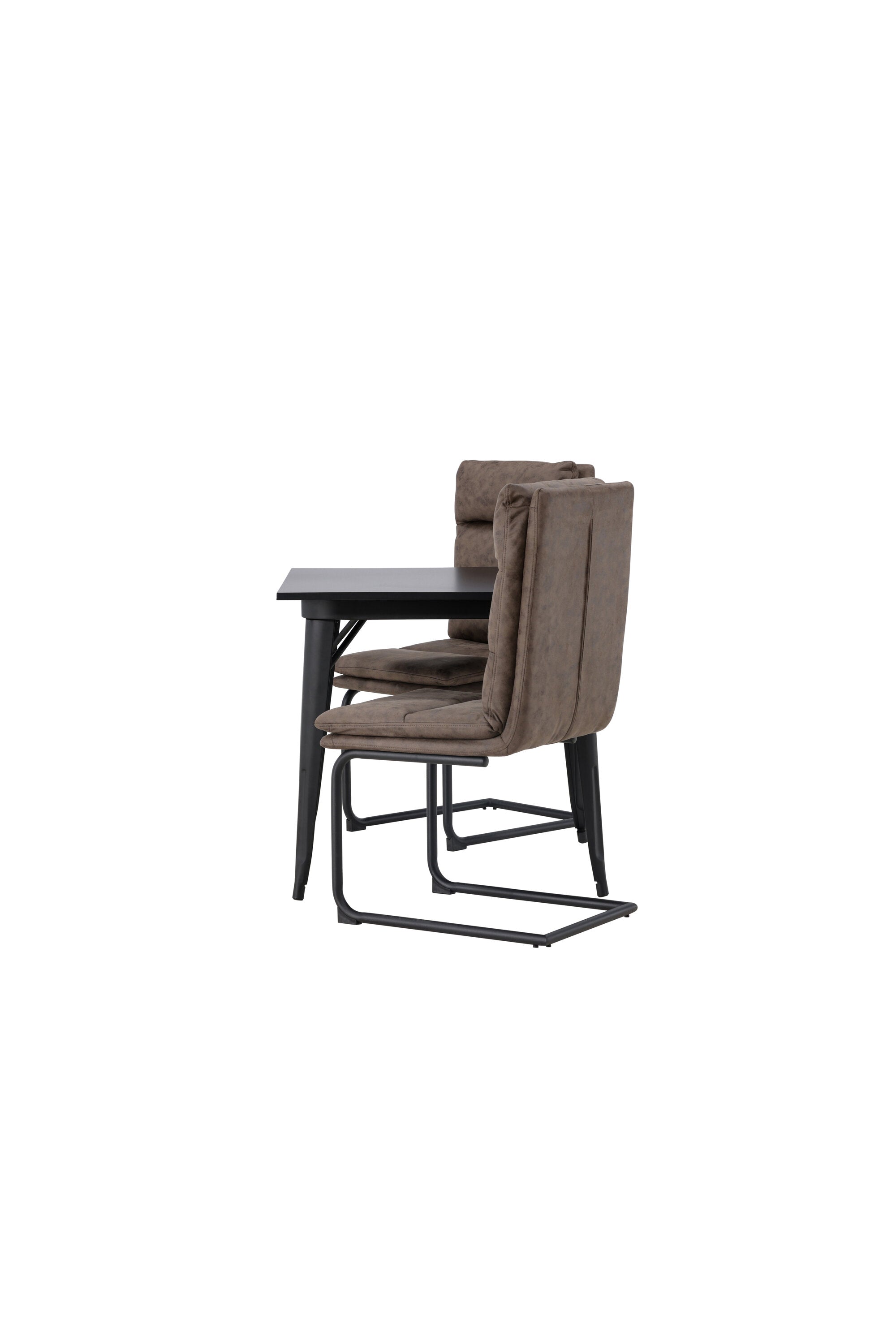 Tempe Esszimmerset + Zizo 80cm/2St. in Schwarz Braun präsentiert im Onlineshop von KAQTU Design AG. Esszimmerset ist von Venture Home