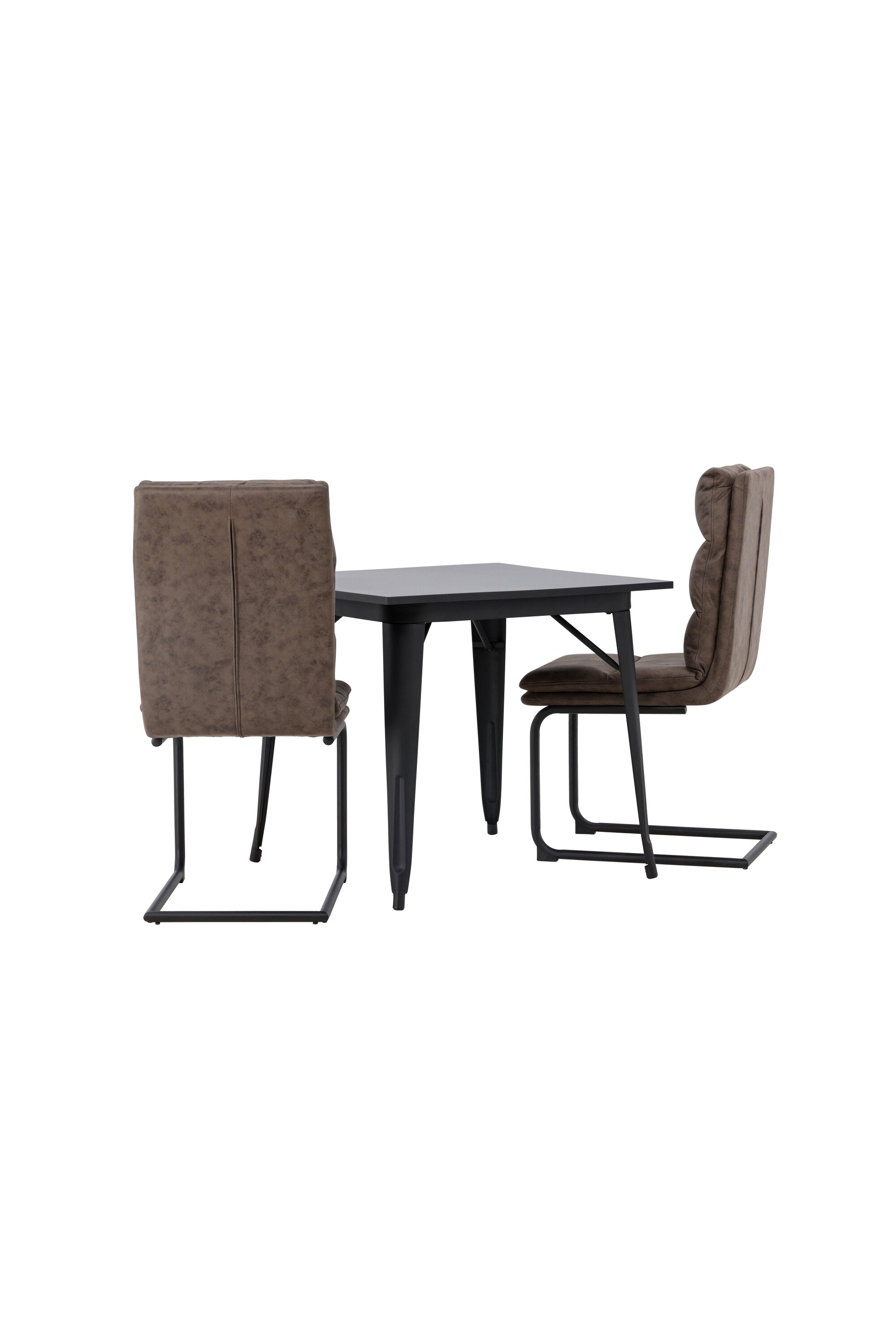 Tempe Esszimmerset + Zizo 80cm/2St. in Schwarz Braun präsentiert im Onlineshop von KAQTU Design AG. Esszimmerset ist von Venture Home