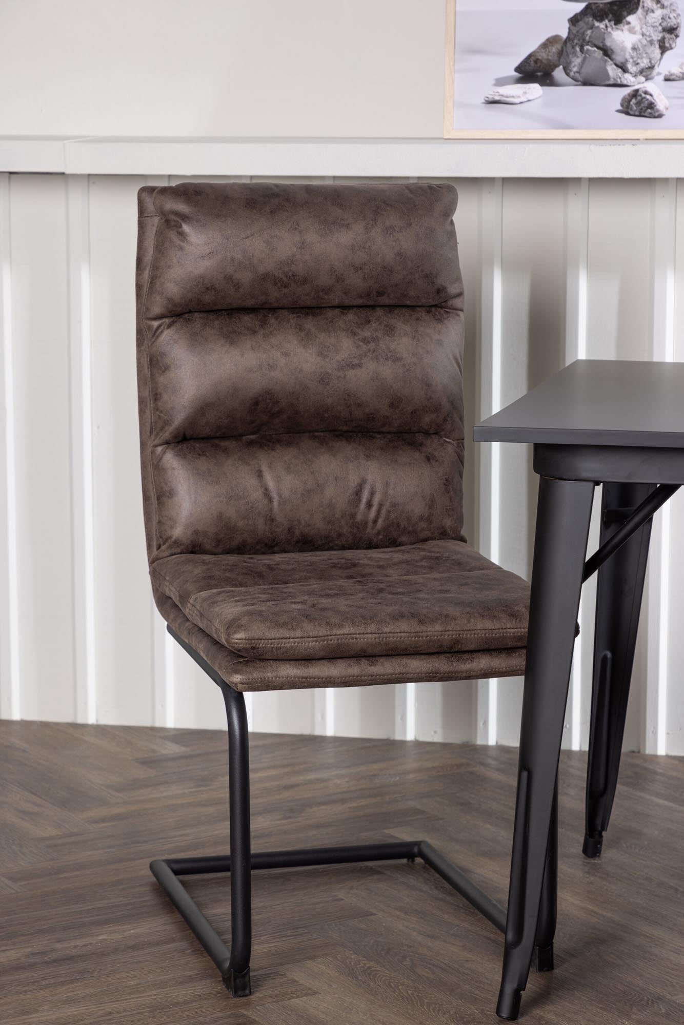 Elegantes Esszimmerset Tempe mit Zizo Stühlen von Venture Home.