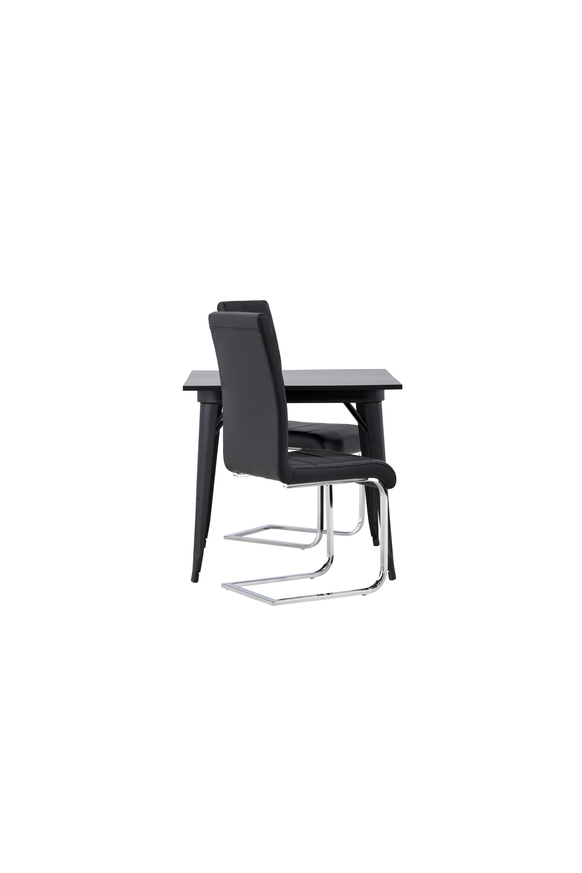 Tempe Esszimmerset + Tempo 80cm/2St. in Schwarzgrau präsentiert im Onlineshop von KAQTU Design AG. Esszimmerset ist von Venture Home