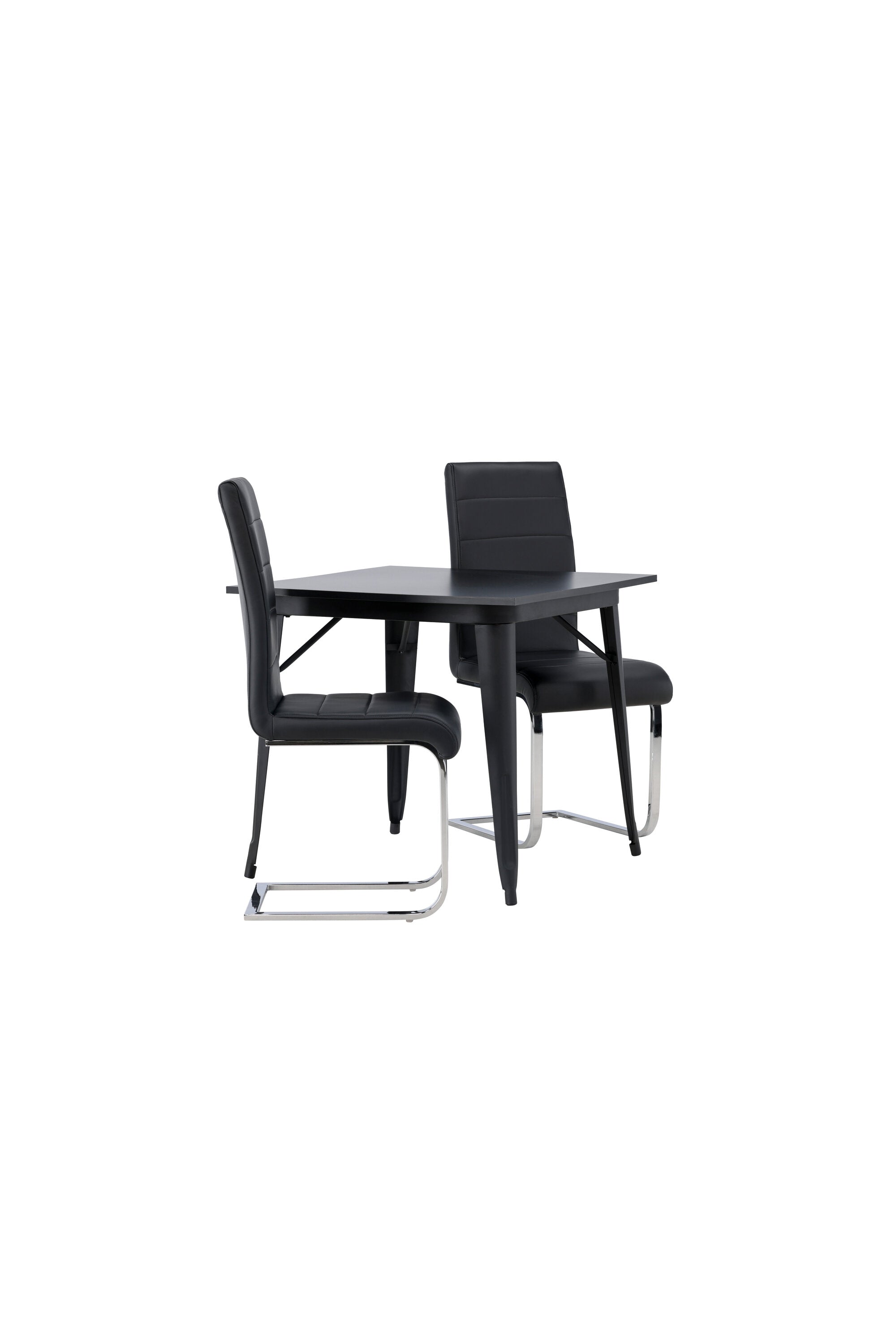 Tempe Esszimmerset + Tempo 80cm/2St. in Schwarzgrau präsentiert im Onlineshop von KAQTU Design AG. Esszimmerset ist von Venture Home
