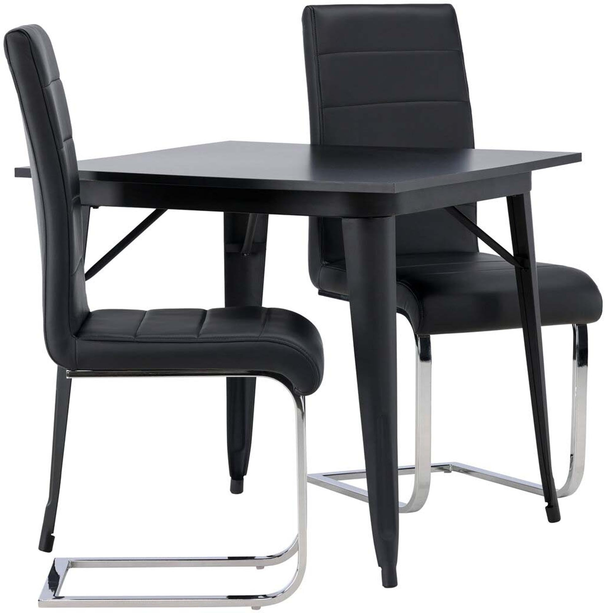 Stilvolles Tempe Esszimmerset von Venture Home, 80cm, 2er-Set.