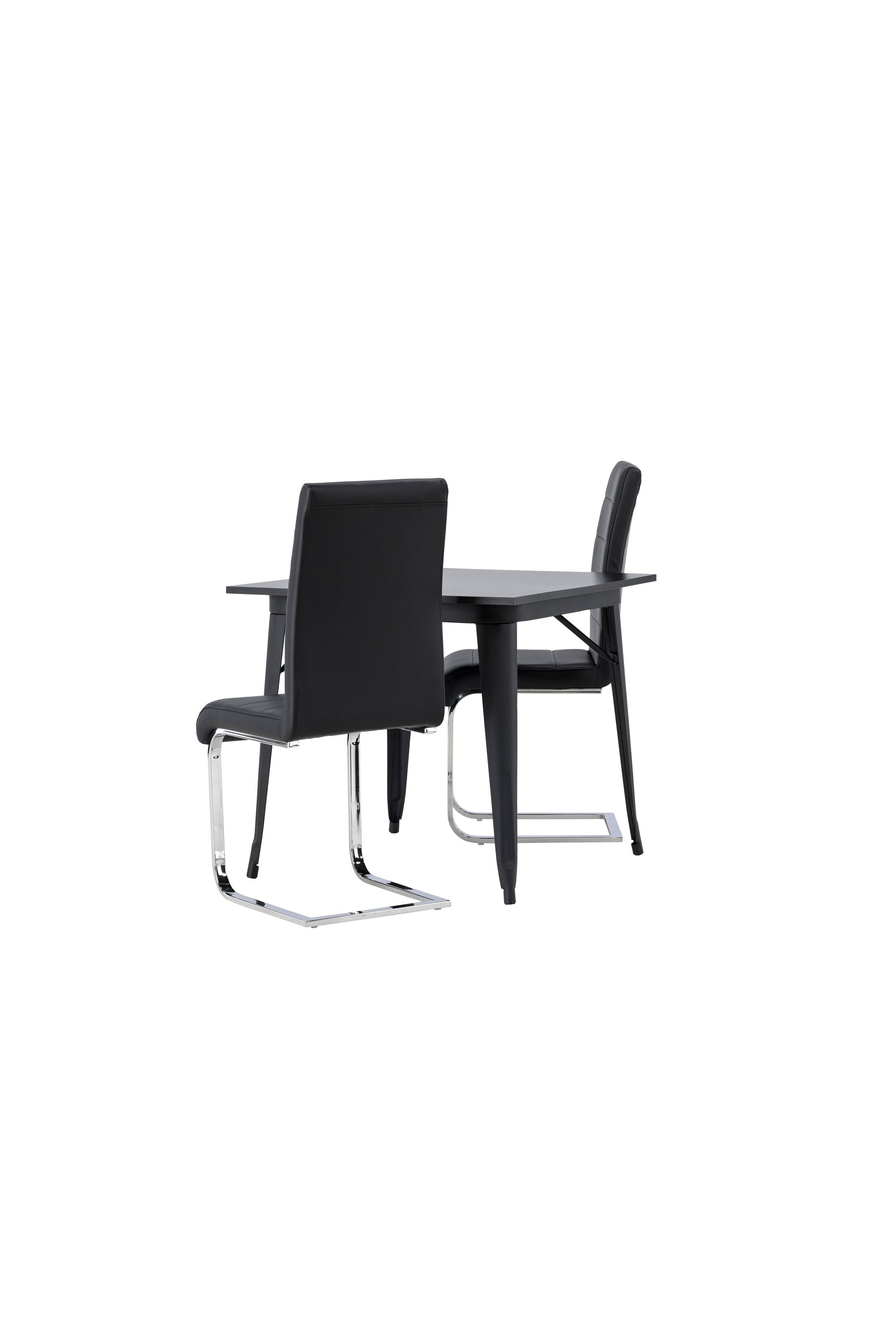 Tempe Esszimmerset + Tempo 80cm/2St. in Schwarzgrau präsentiert im Onlineshop von KAQTU Design AG. Esszimmerset ist von Venture Home