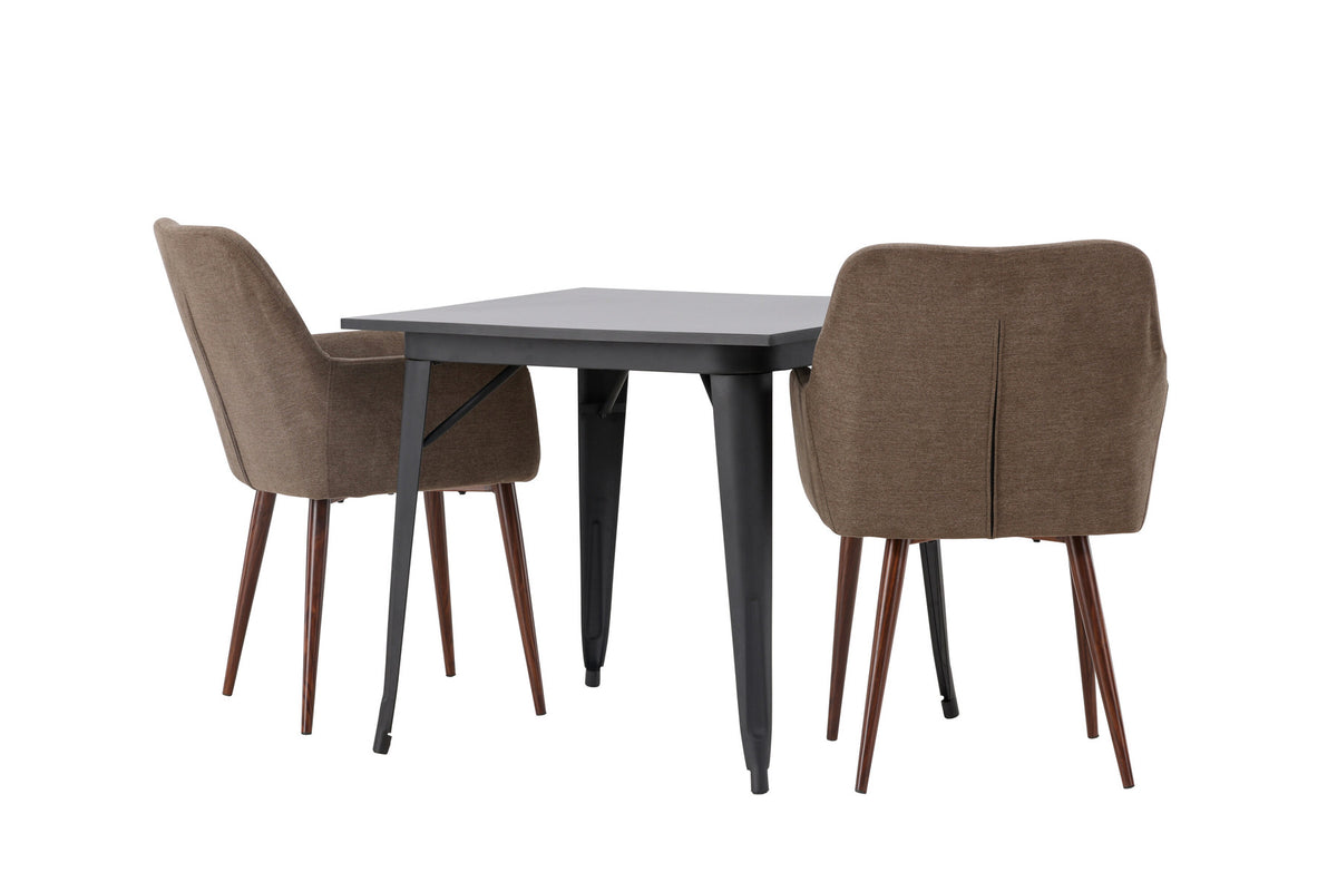 Tempe Esszimmerset + Tomorrow 80cm/2St. in Braun präsentiert im Onlineshop von KAQTU Design AG. Esszimmerset ist von Venture Home