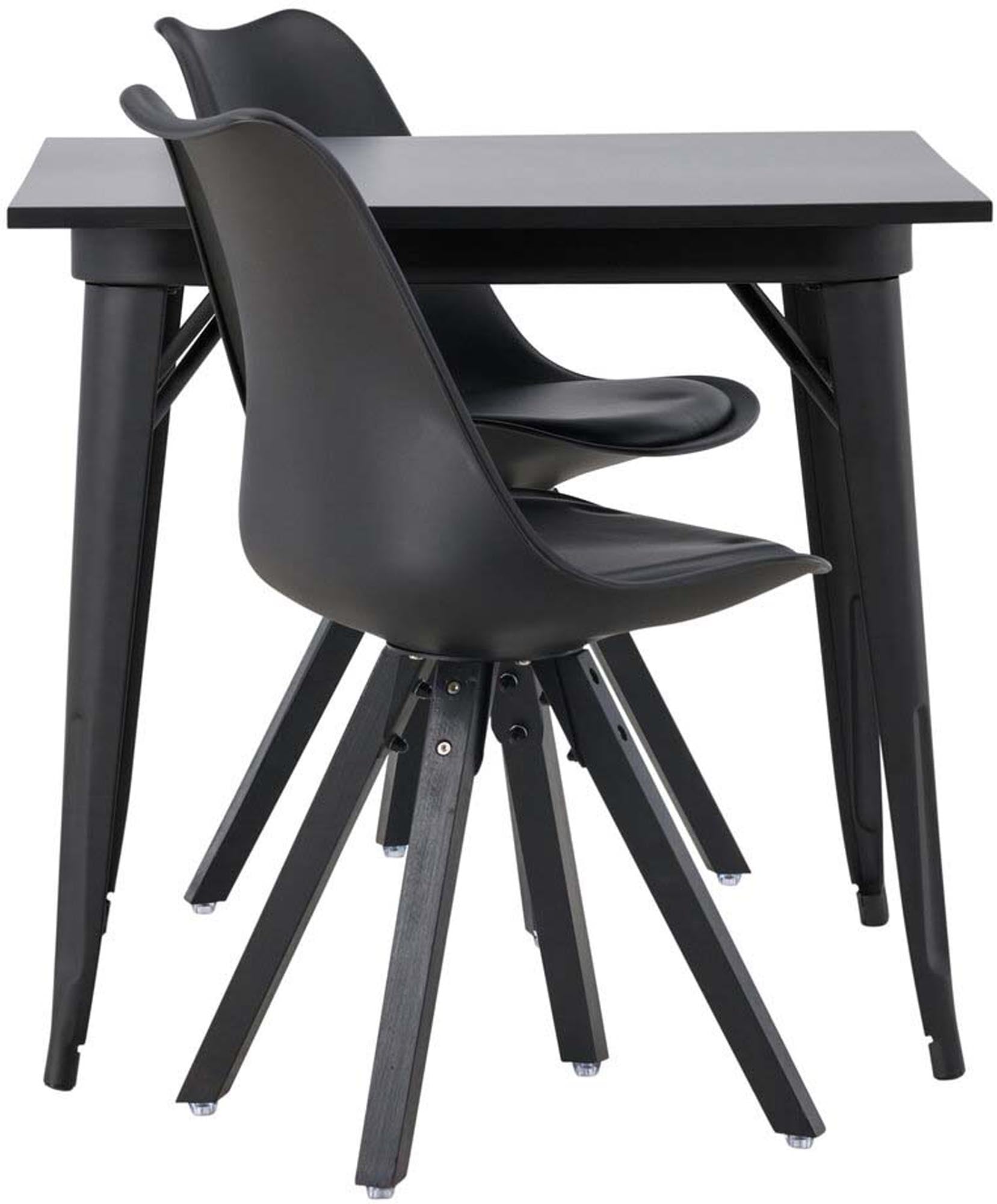 Entdecken Sie das moderne Tempe Esszimmerset + Zeno 80cm/2St. von Venture Home. Ideal für stilvolles Wohnen und gesellige Runden.