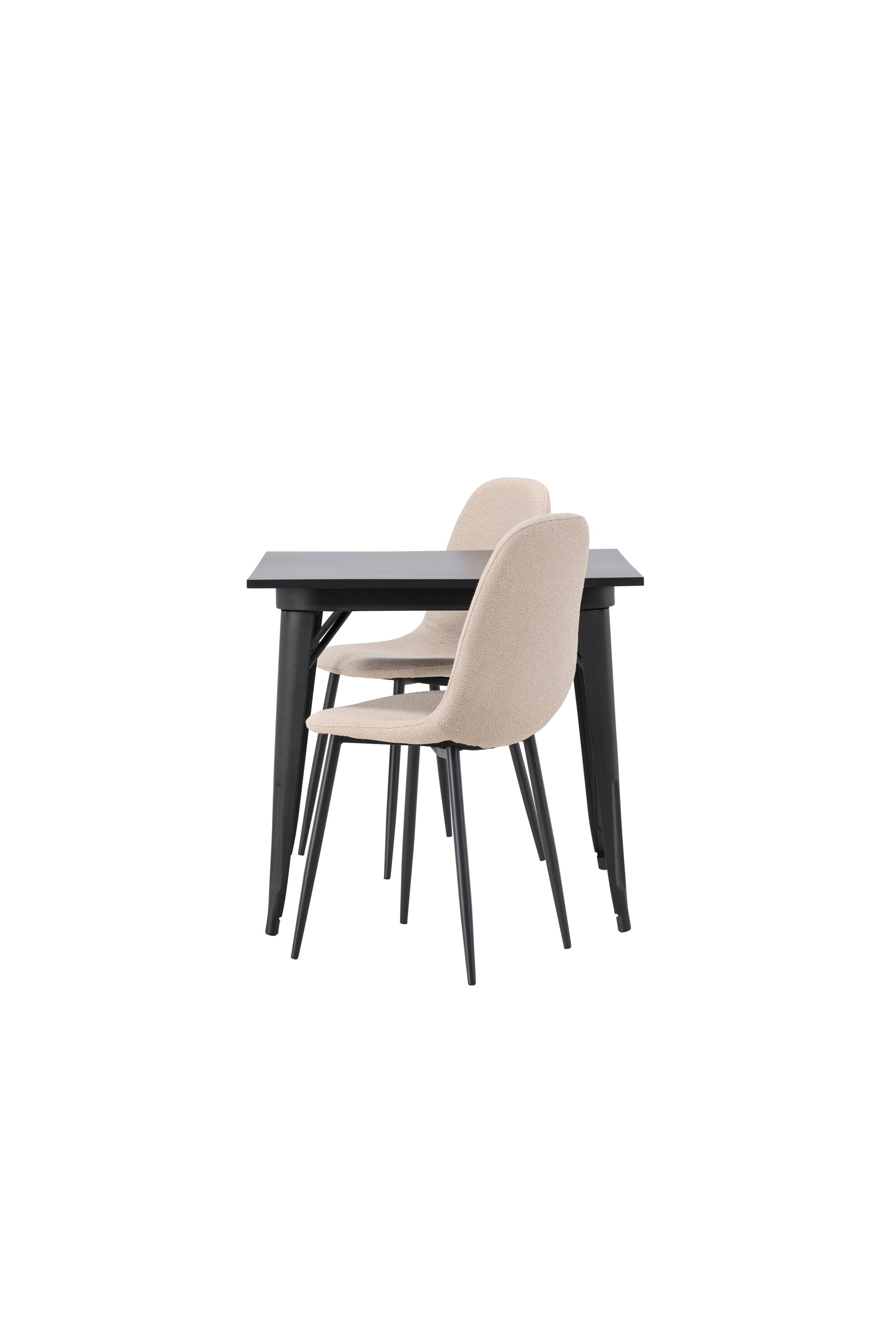 Tempe Esszimmerset + Polar 80cm/2St. in Beige, Schwarz präsentiert im Onlineshop von KAQTU Design AG. Esszimmerset ist von Venture Home