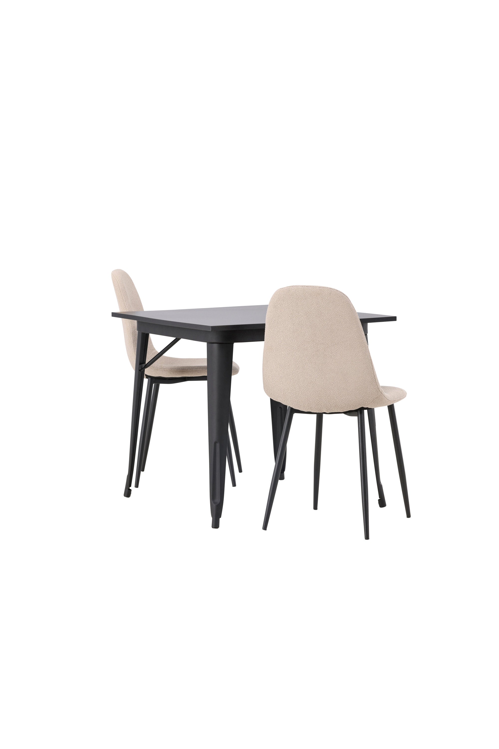 Tempe Esszimmerset + Polar 80cm/2St. in Beige, Schwarz präsentiert im Onlineshop von KAQTU Design AG. Esszimmerset ist von Venture Home