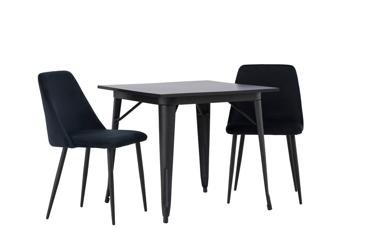 Tempe Esszimmerset + Night 80cm/2St. in Schwarz präsentiert im Onlineshop von KAQTU Design AG. Esszimmerset ist von Venture Home