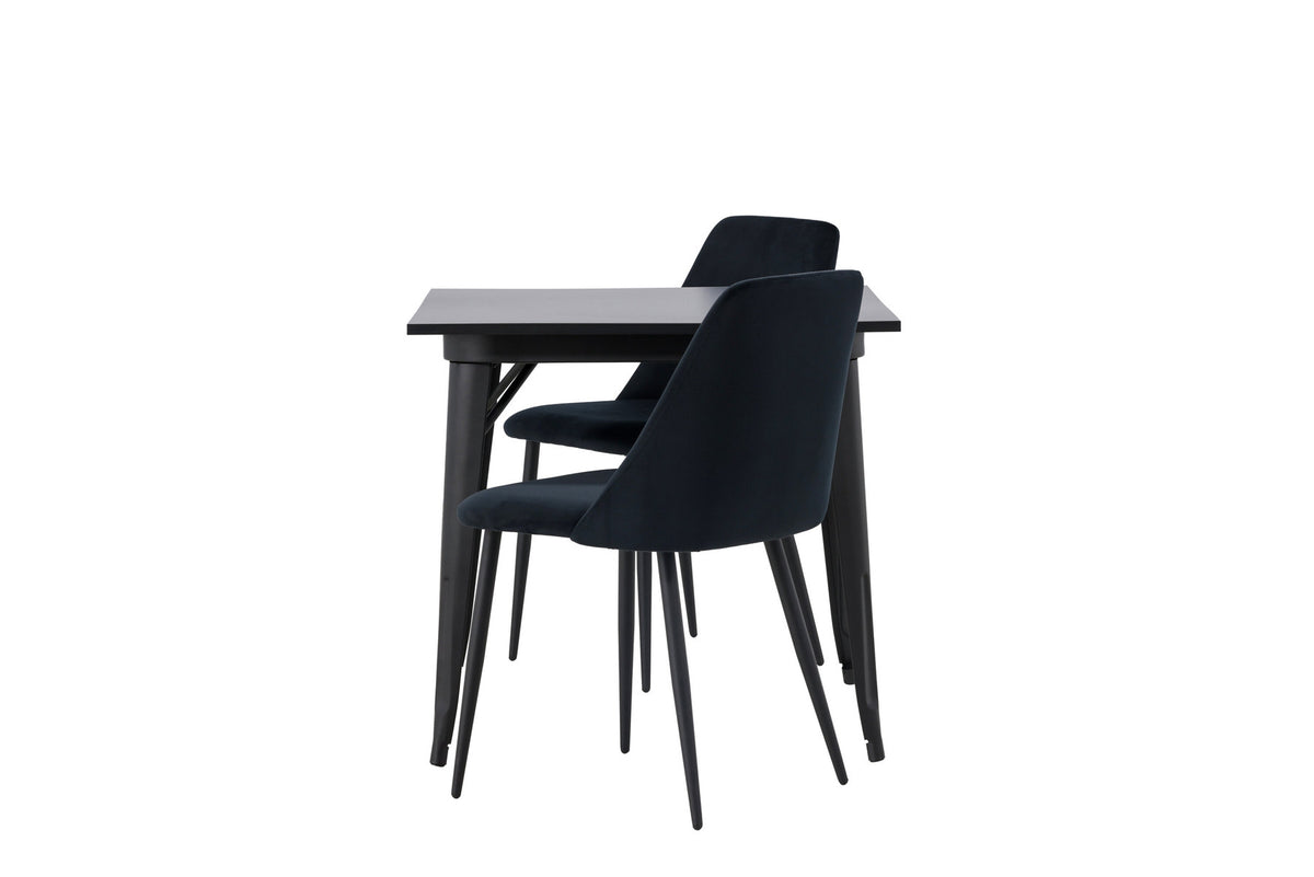 Tempe Esszimmerset + Night 80cm/2St. in Schwarz präsentiert im Onlineshop von KAQTU Design AG. Esszimmerset ist von Venture Home