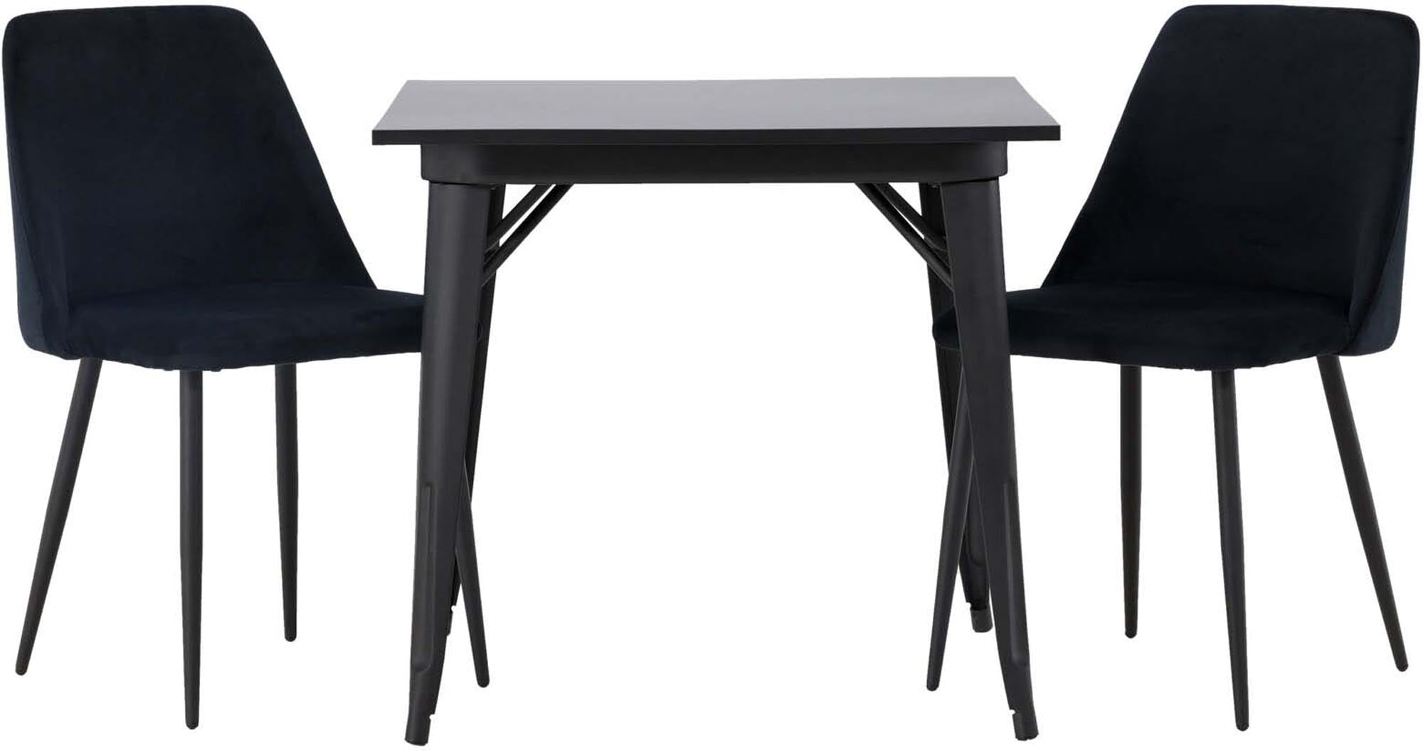 Entdecken Sie das stilvolle Tempe Esszimmerset + Night 80cm von Venture Home – ideal für kleine Essbereiche mit skandinavischem Flair.