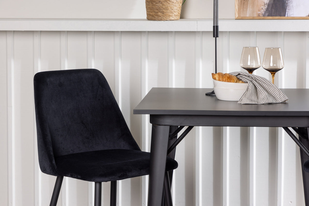 Tempe Esszimmerset + Night 80cm/2St. in Schwarz präsentiert im Onlineshop von KAQTU Design AG. Esszimmerset ist von Venture Home