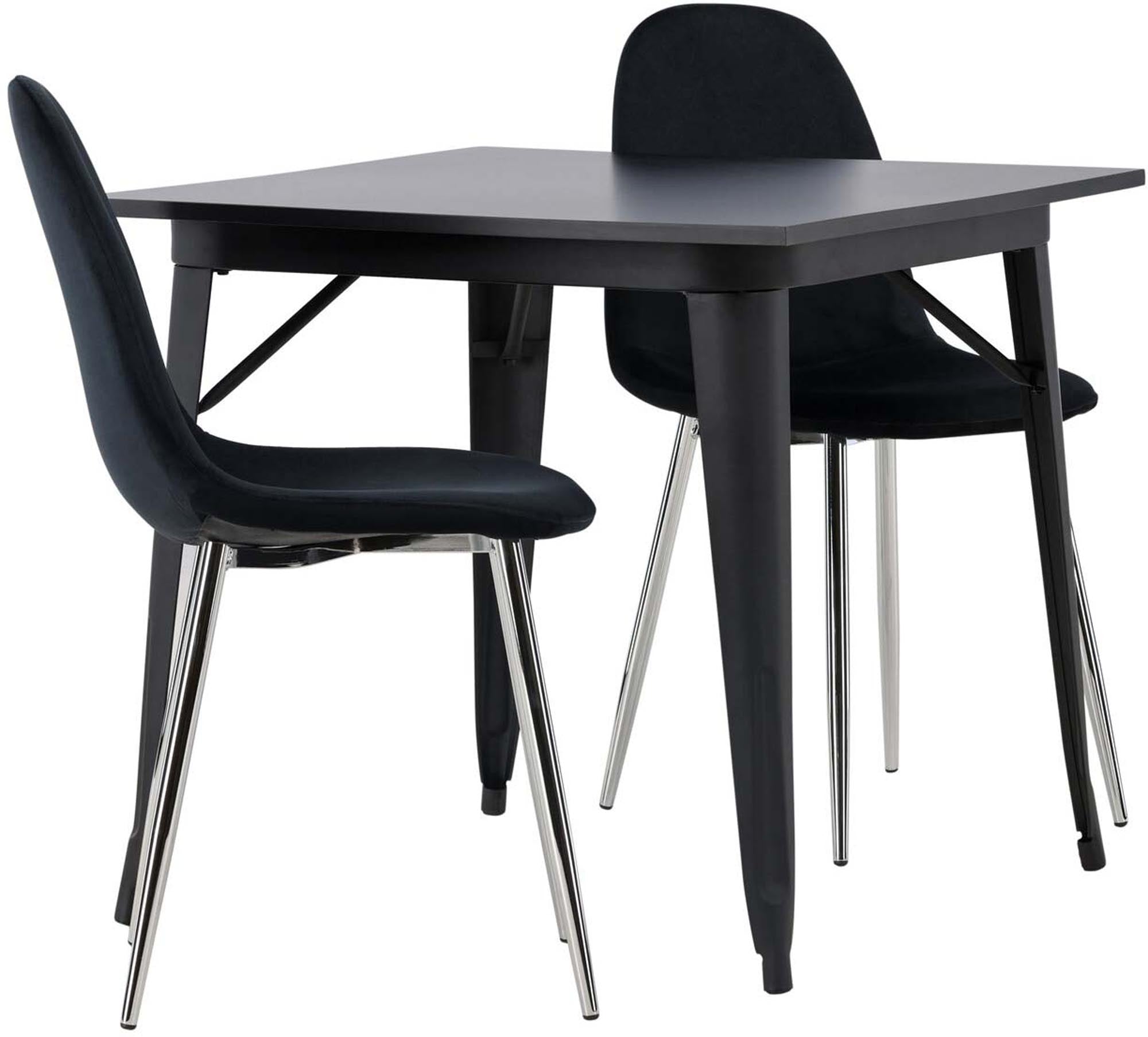 Stilvolles Tempe Esszimmerset mit 80cm Polar Stühlen von Venture Home.