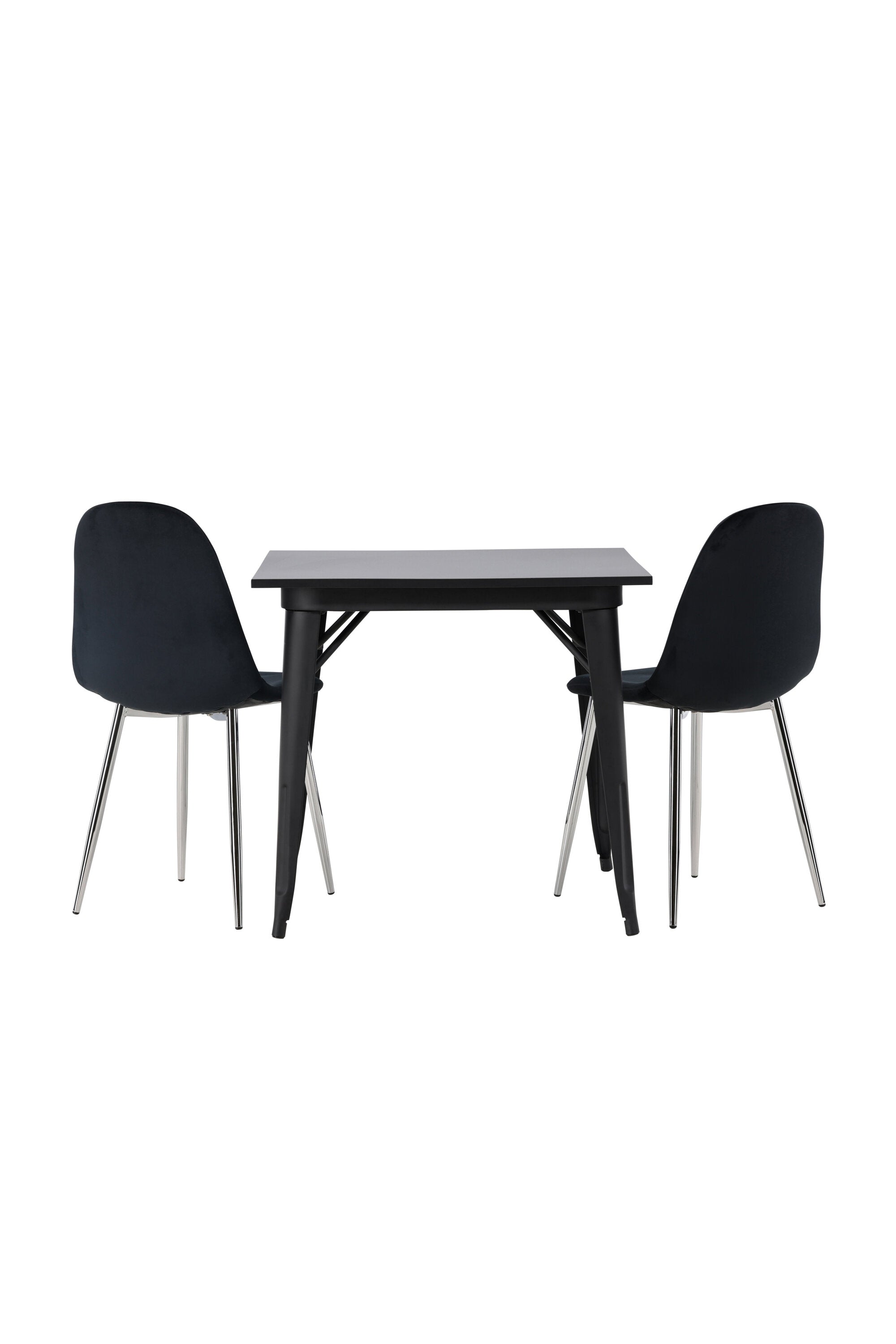 Tempe Esszimmerset + Polar 80cm/2St. in Schwarzes Silber präsentiert im Onlineshop von KAQTU Design AG. Esszimmerset ist von Venture Home