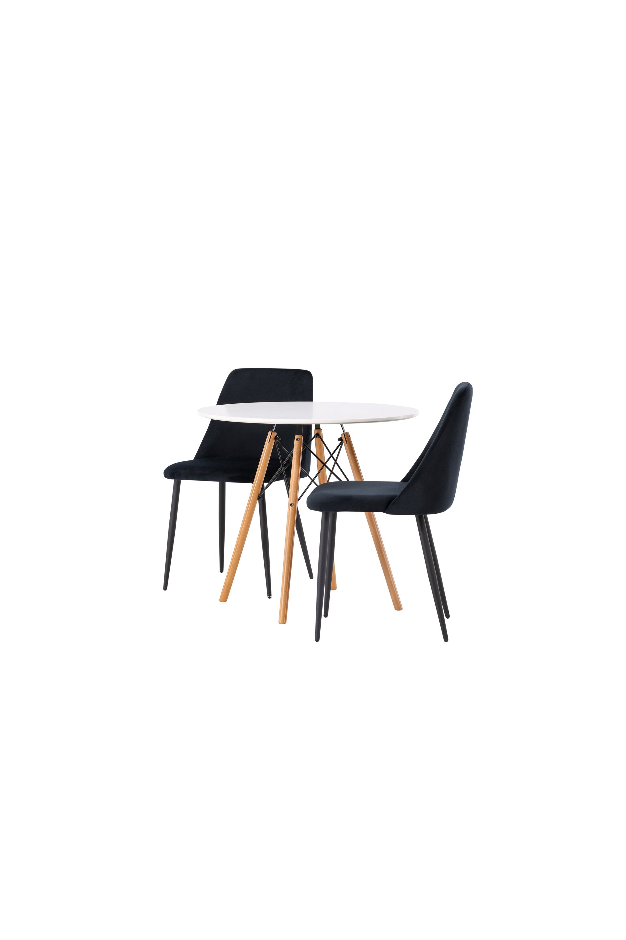 Danburi Esszimmerset + Night ⌀60cm/2St. in Schwarz präsentiert im Onlineshop von KAQTU Design AG. Esszimmerset ist von Venture Home