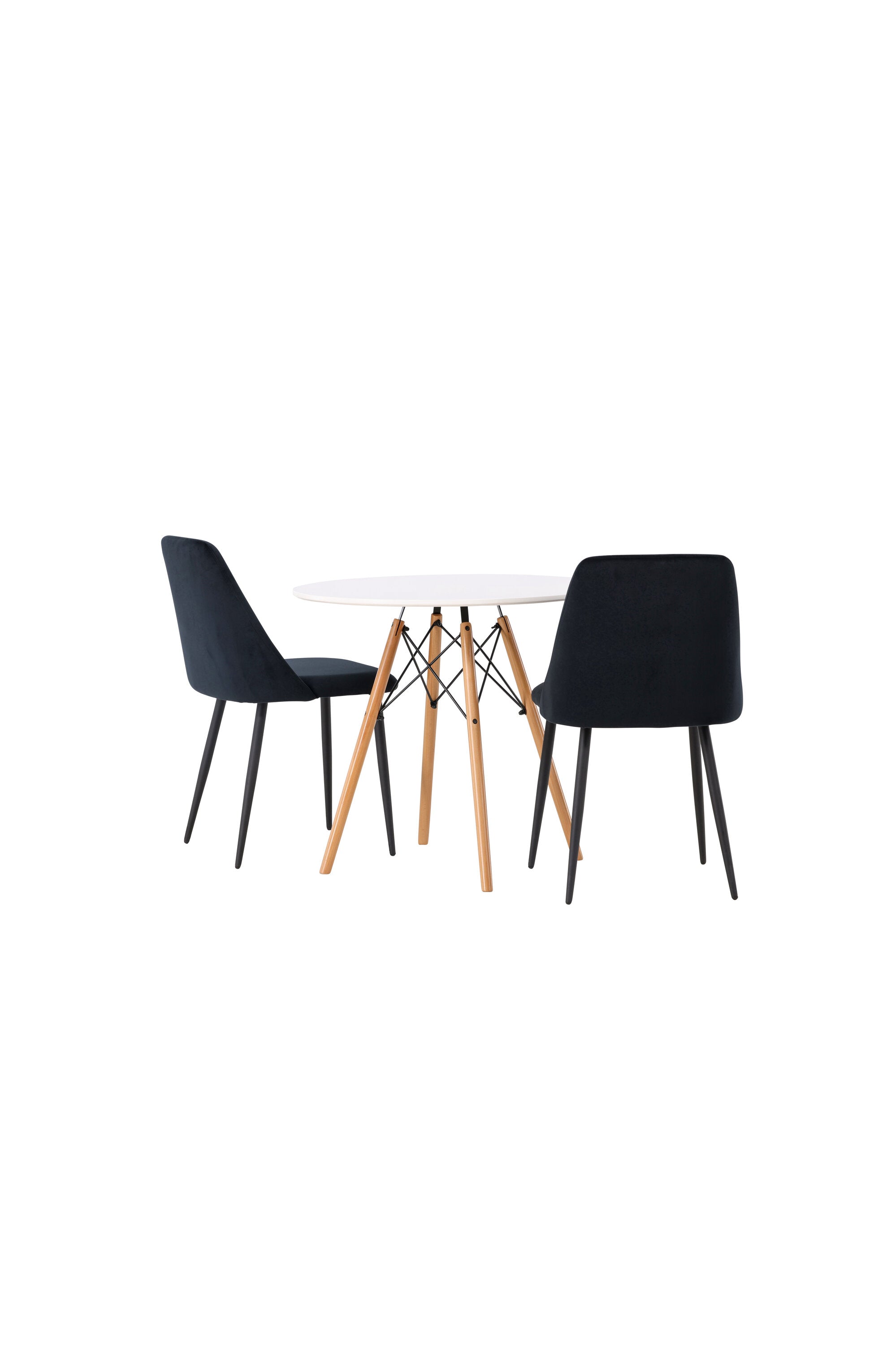 Danburi Esszimmerset + Night ⌀60cm/2St. in Schwarz präsentiert im Onlineshop von KAQTU Design AG. Esszimmerset ist von Venture Home