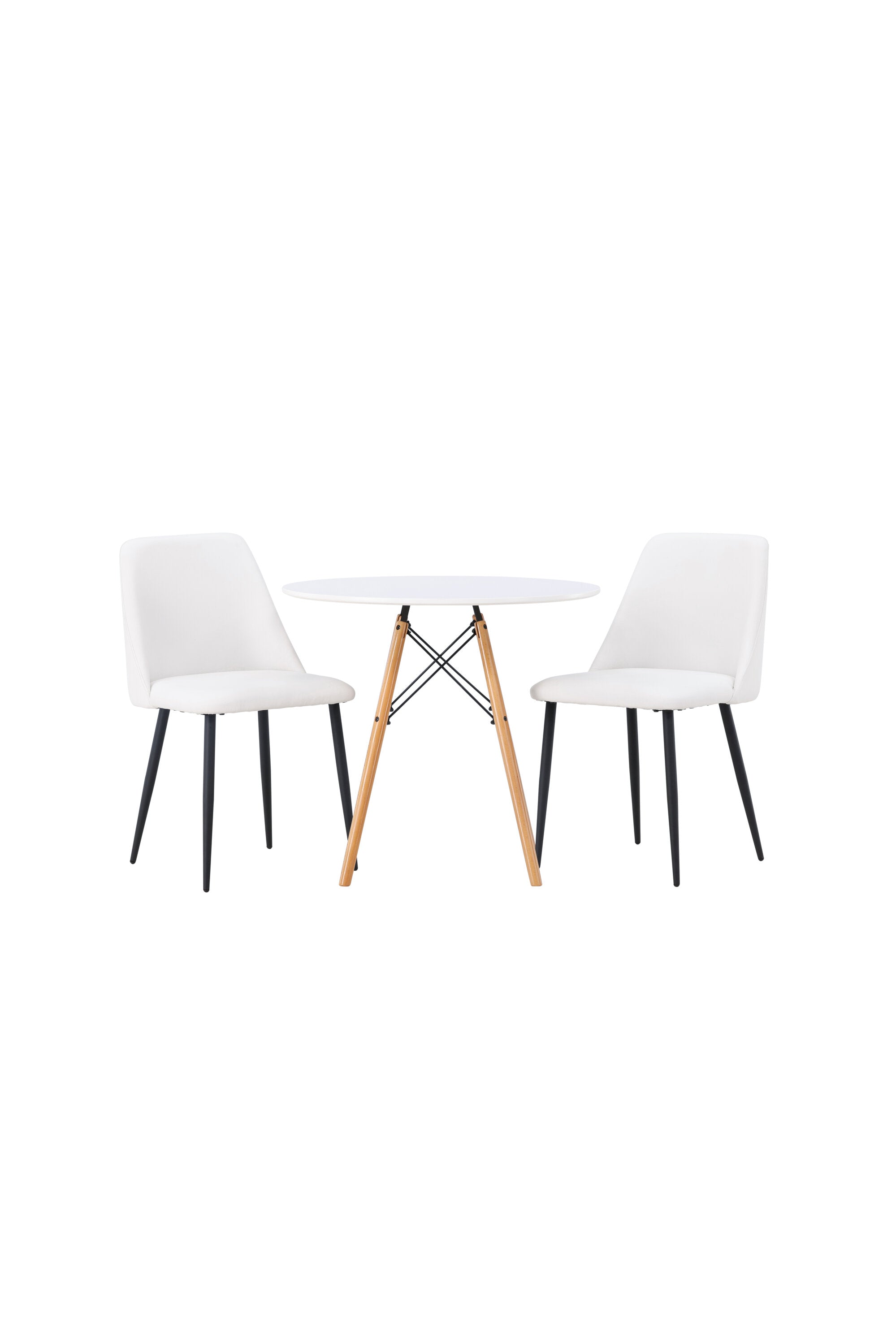Danburi Esszimmerset + Night ⌀60cm/2St. in Schwarz-Weiss präsentiert im Onlineshop von KAQTU Design AG. Esszimmerset ist von Venture Home