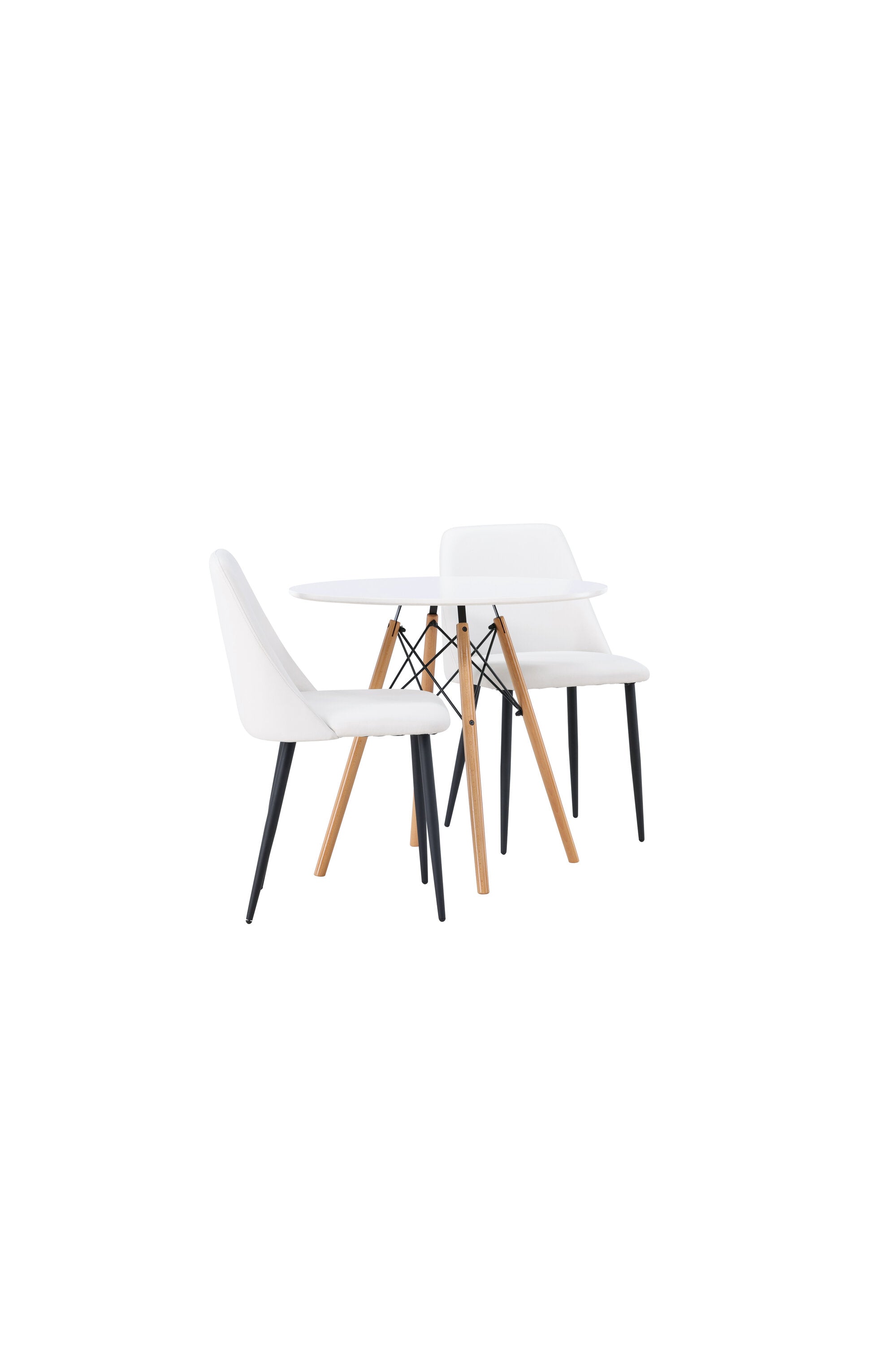 Danburi Esszimmerset + Night ⌀60cm/2St. in Schwarz-Weiss präsentiert im Onlineshop von KAQTU Design AG. Esszimmerset ist von Venture Home