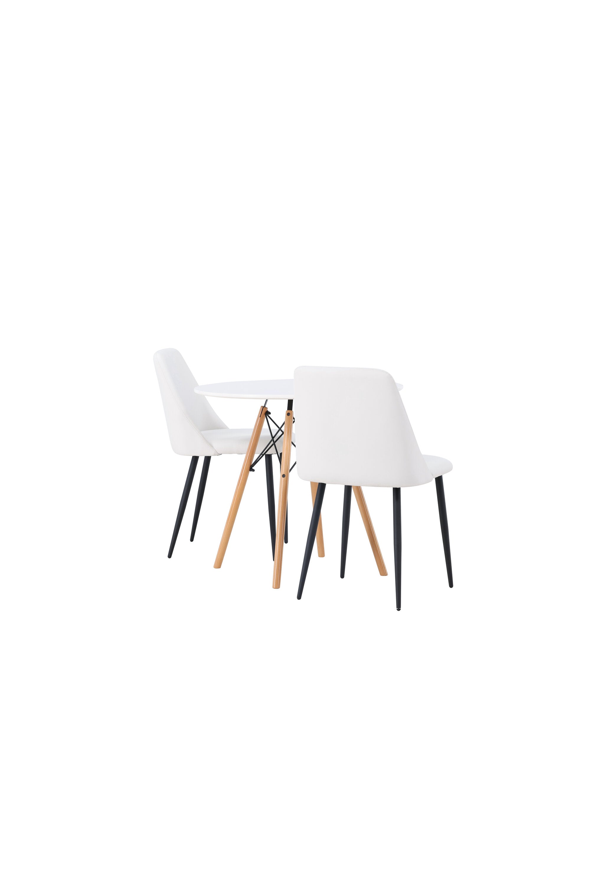 Danburi Esszimmerset + Night ⌀60cm/2St. in Schwarz-Weiss präsentiert im Onlineshop von KAQTU Design AG. Esszimmerset ist von Venture Home