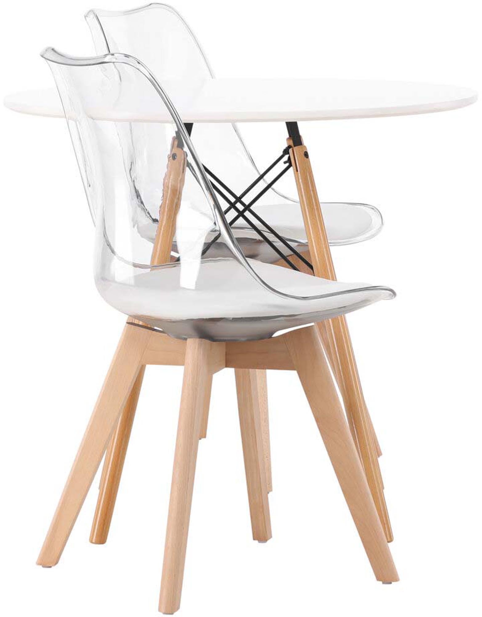 Modernes Danburi Set: Edvin Tisch 60cm & 2 Stühle von Venture Home.