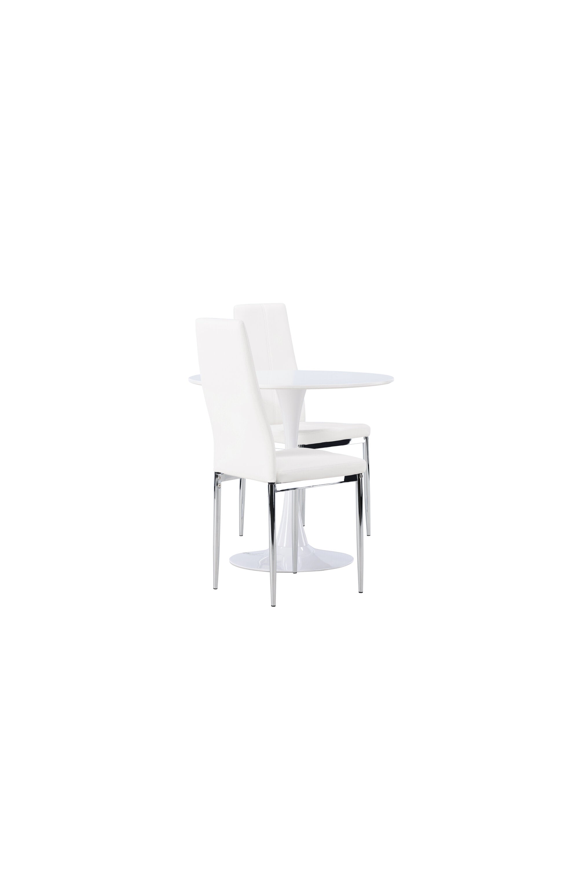 Hamden Esszimmerset + Pastill ⌀80cm/2St. in Silber Weiss präsentiert im Onlineshop von KAQTU Design AG. Esszimmerset ist von Venture Home