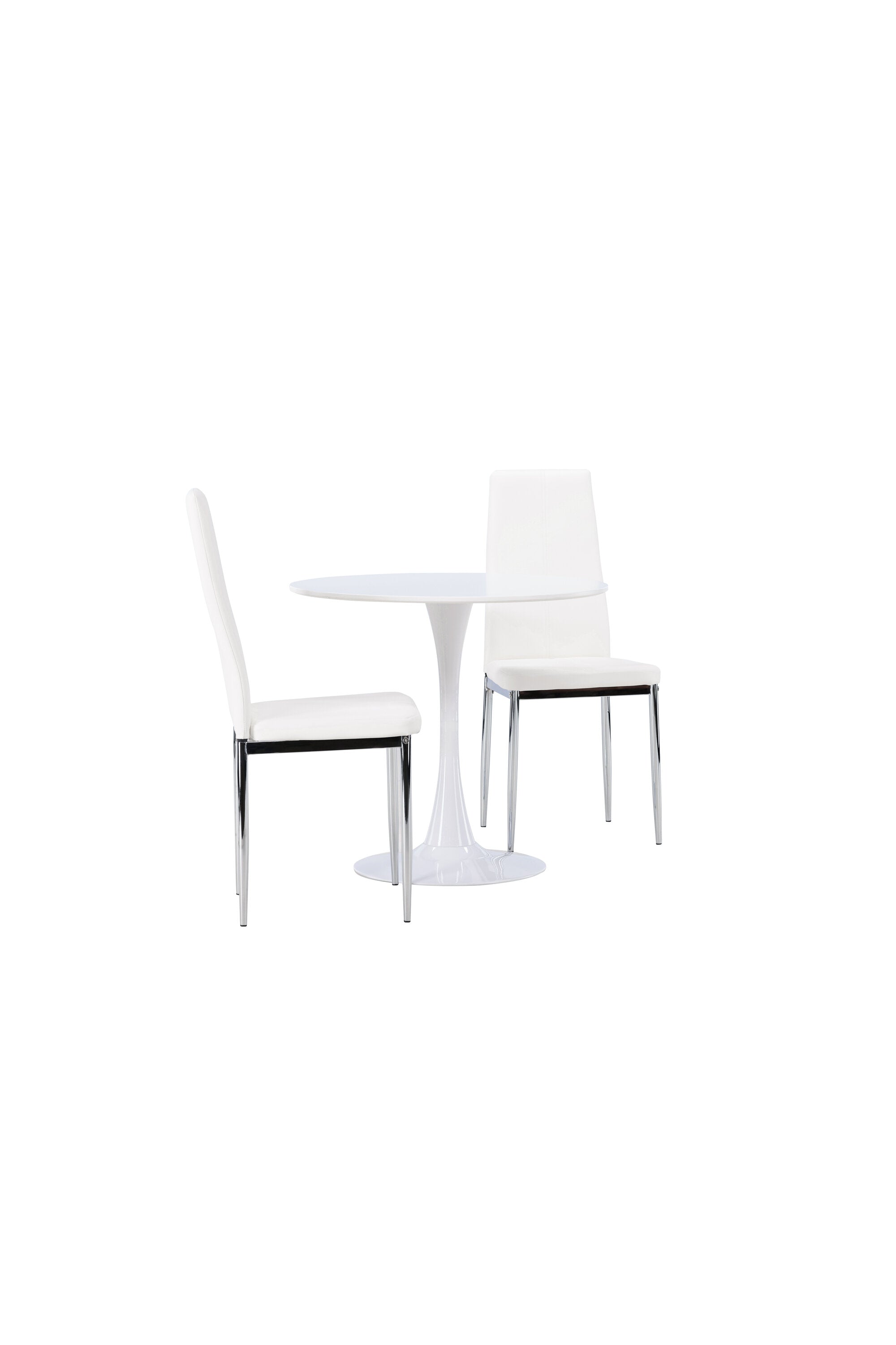 Hamden Esszimmerset + Pastill ⌀80cm/2St. in Silber Weiss präsentiert im Onlineshop von KAQTU Design AG. Esszimmerset ist von Venture Home