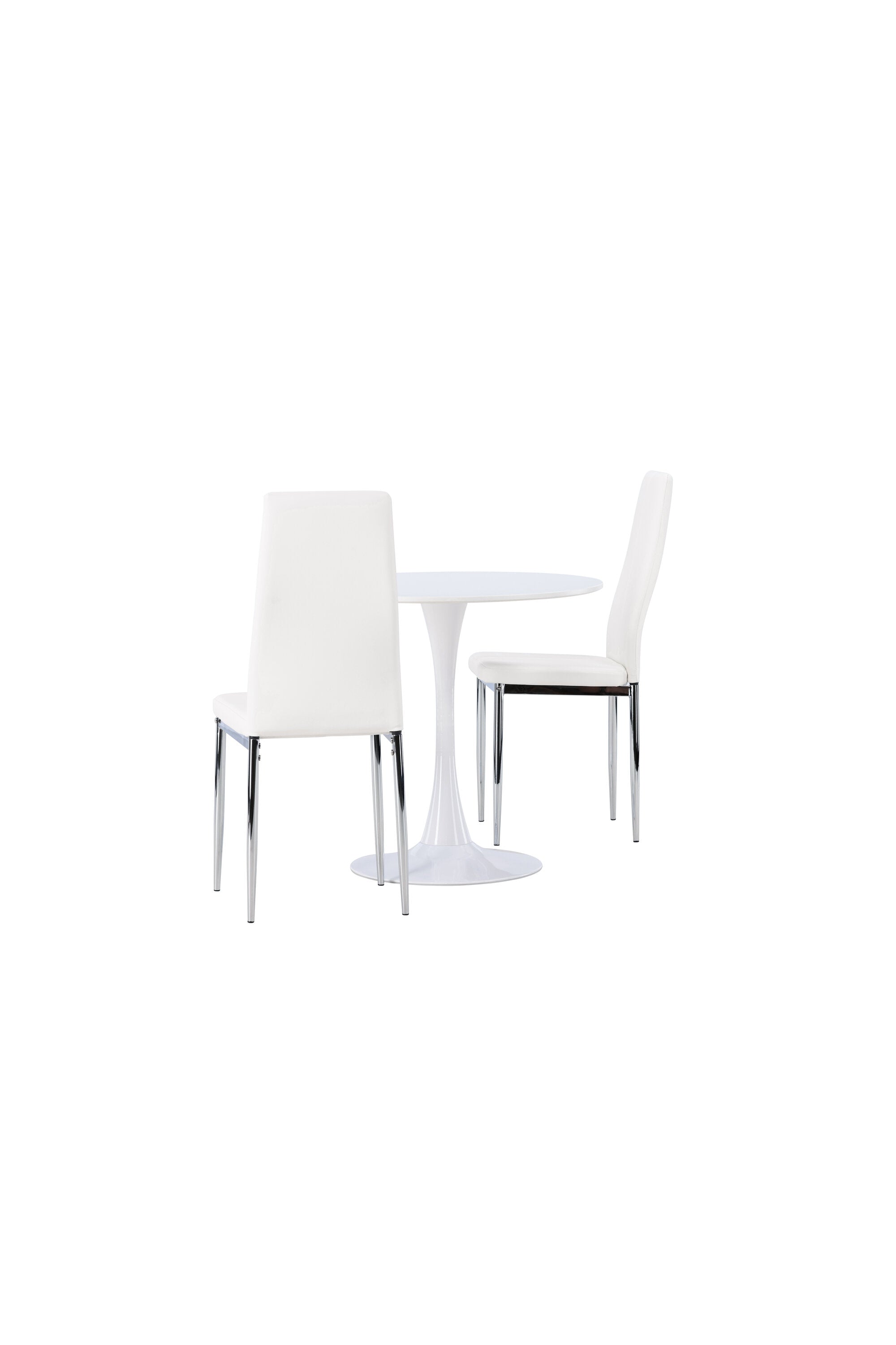 Hamden Esszimmerset + Pastill ⌀80cm/2St. in Silber Weiss präsentiert im Onlineshop von KAQTU Design AG. Esszimmerset ist von Venture Home