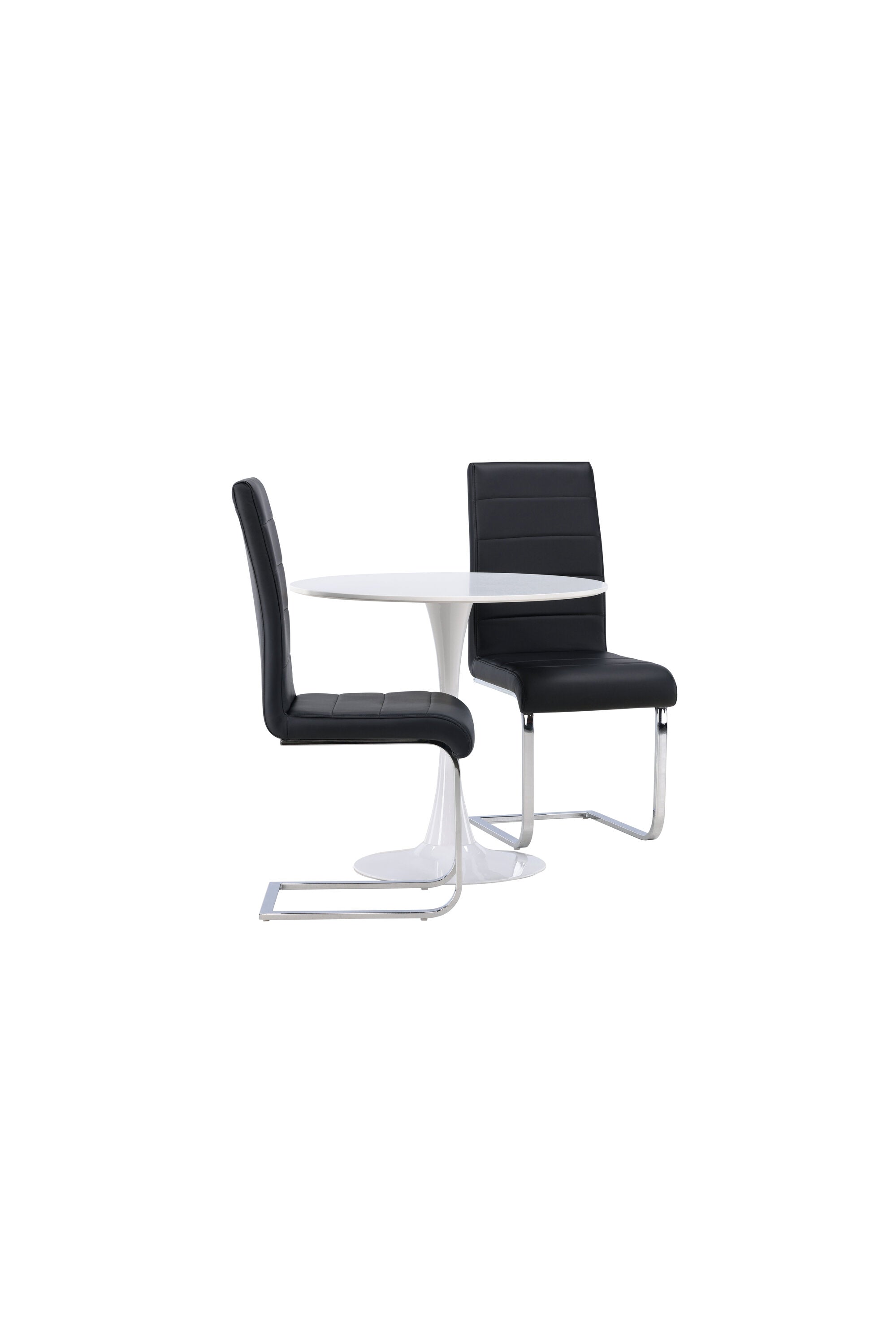 Hamden Esszimmerset + Tempo ⌀80cm/2St. in Schwarzgrau präsentiert im Onlineshop von KAQTU Design AG. Esszimmerset ist von Venture Home