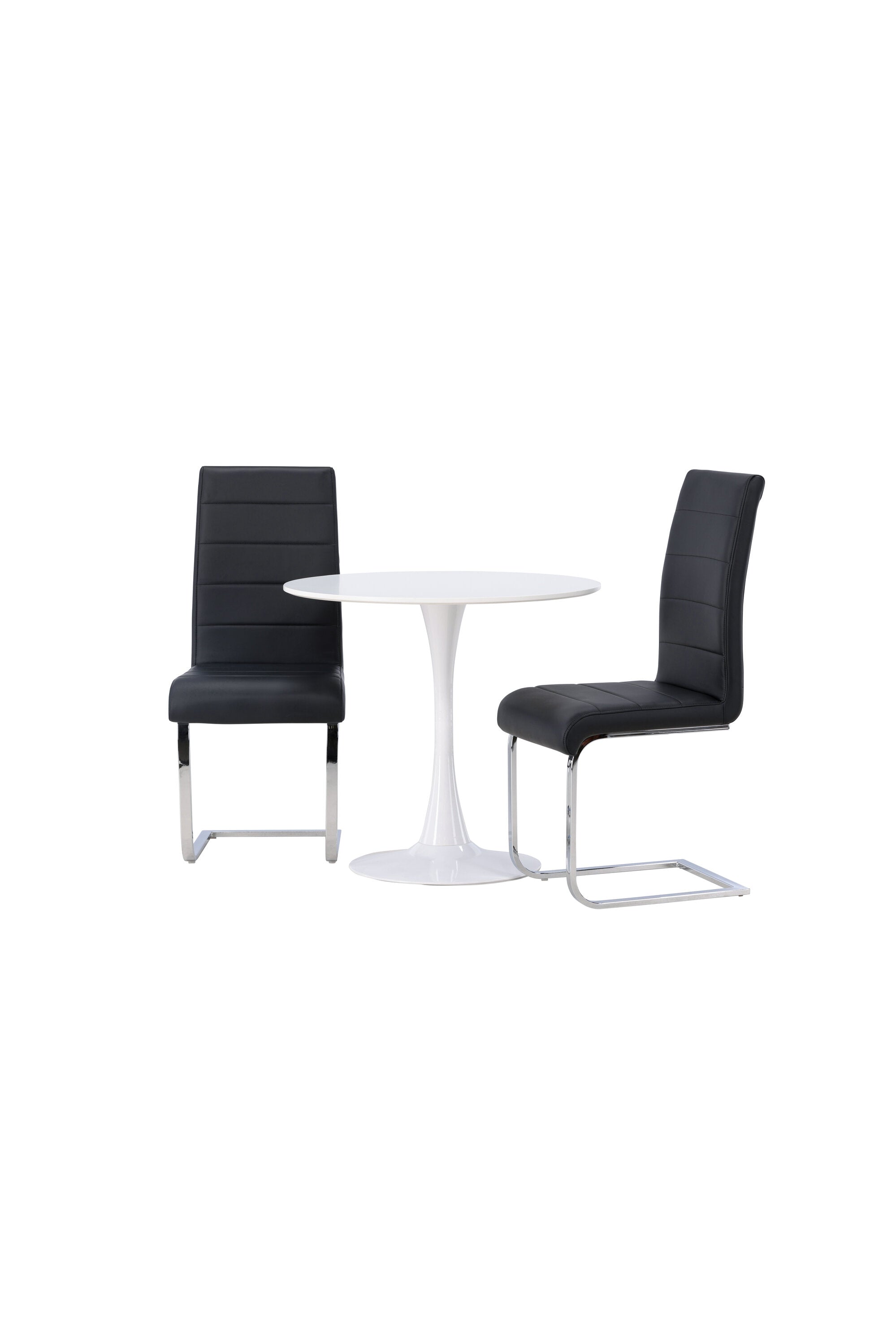 Hamden Esszimmerset + Tempo ⌀80cm/2St. in Schwarzgrau präsentiert im Onlineshop von KAQTU Design AG. Esszimmerset ist von Venture Home