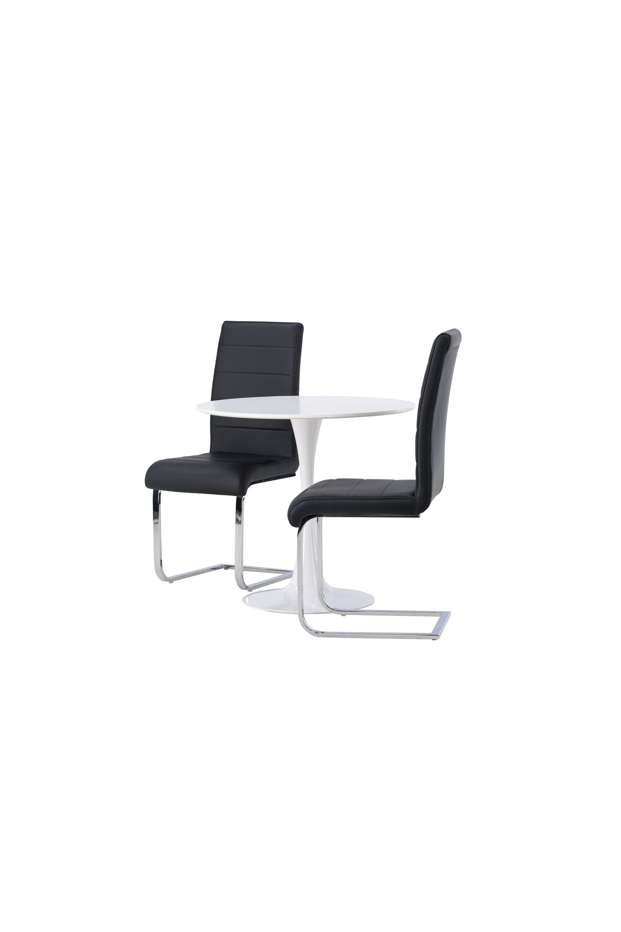 Hamden Esszimmerset + Tempo ⌀80cm/2St. in Schwarzgrau präsentiert im Onlineshop von KAQTU Design AG. Esszimmerset ist von Venture Home