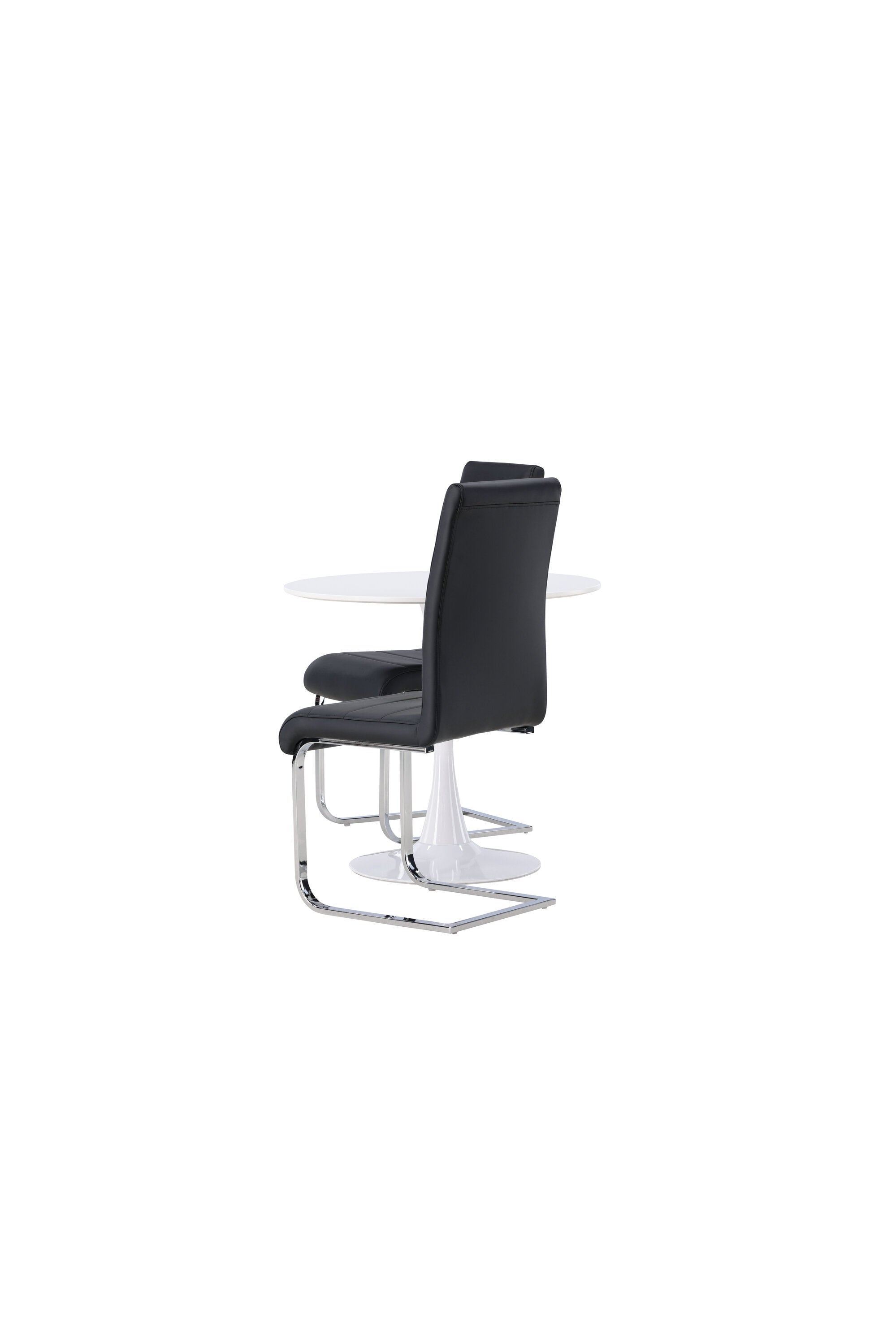 Hamden Esszimmerset + Tempo ⌀80cm/2St. in Schwarzgrau präsentiert im Onlineshop von KAQTU Design AG. Esszimmerset ist von Venture Home